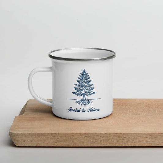 Rooted In Nature Enamel Mug - Mugs - Discovery Co.