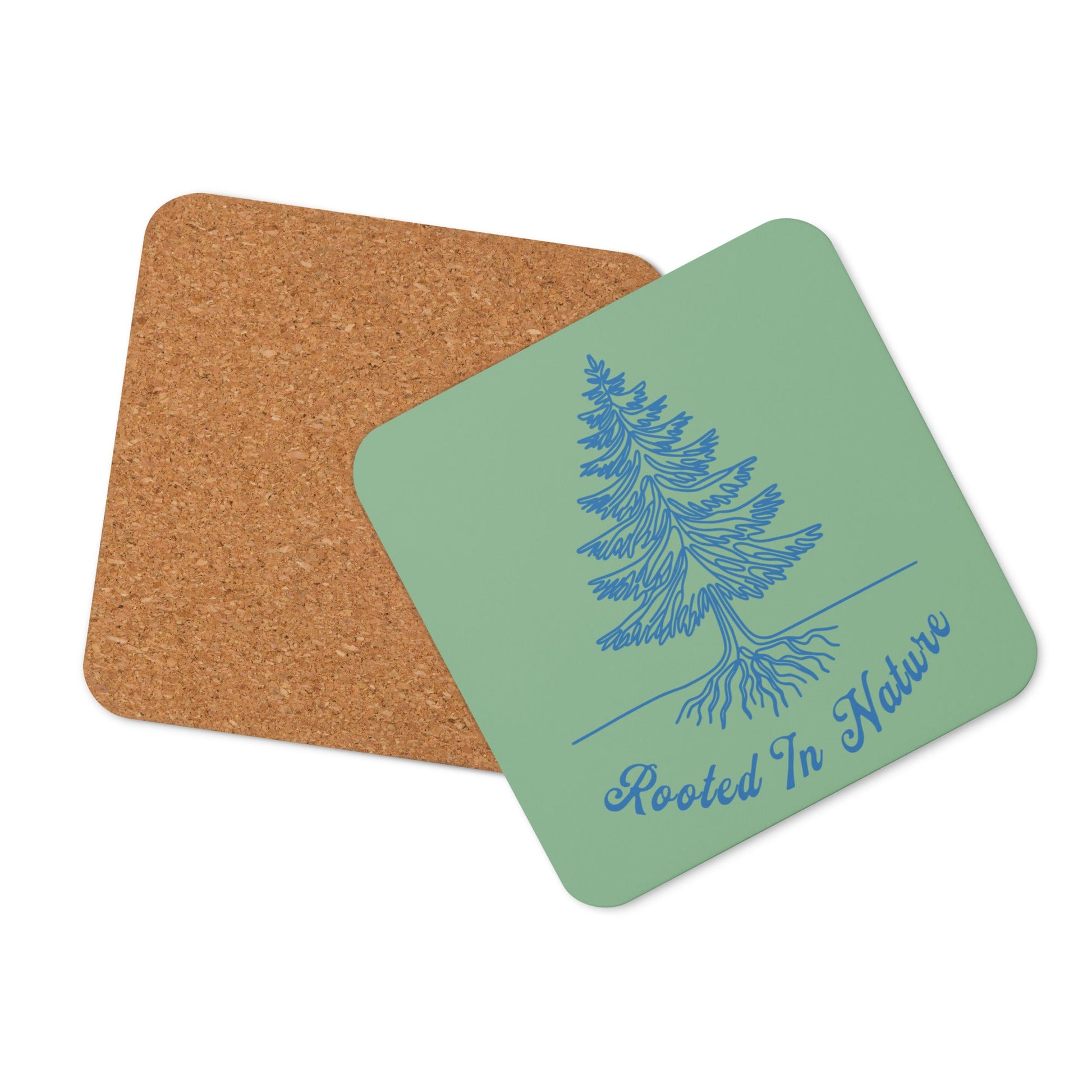 Rooted In Nature II Cork - Back Coaster - Coasters - Discovery Co.