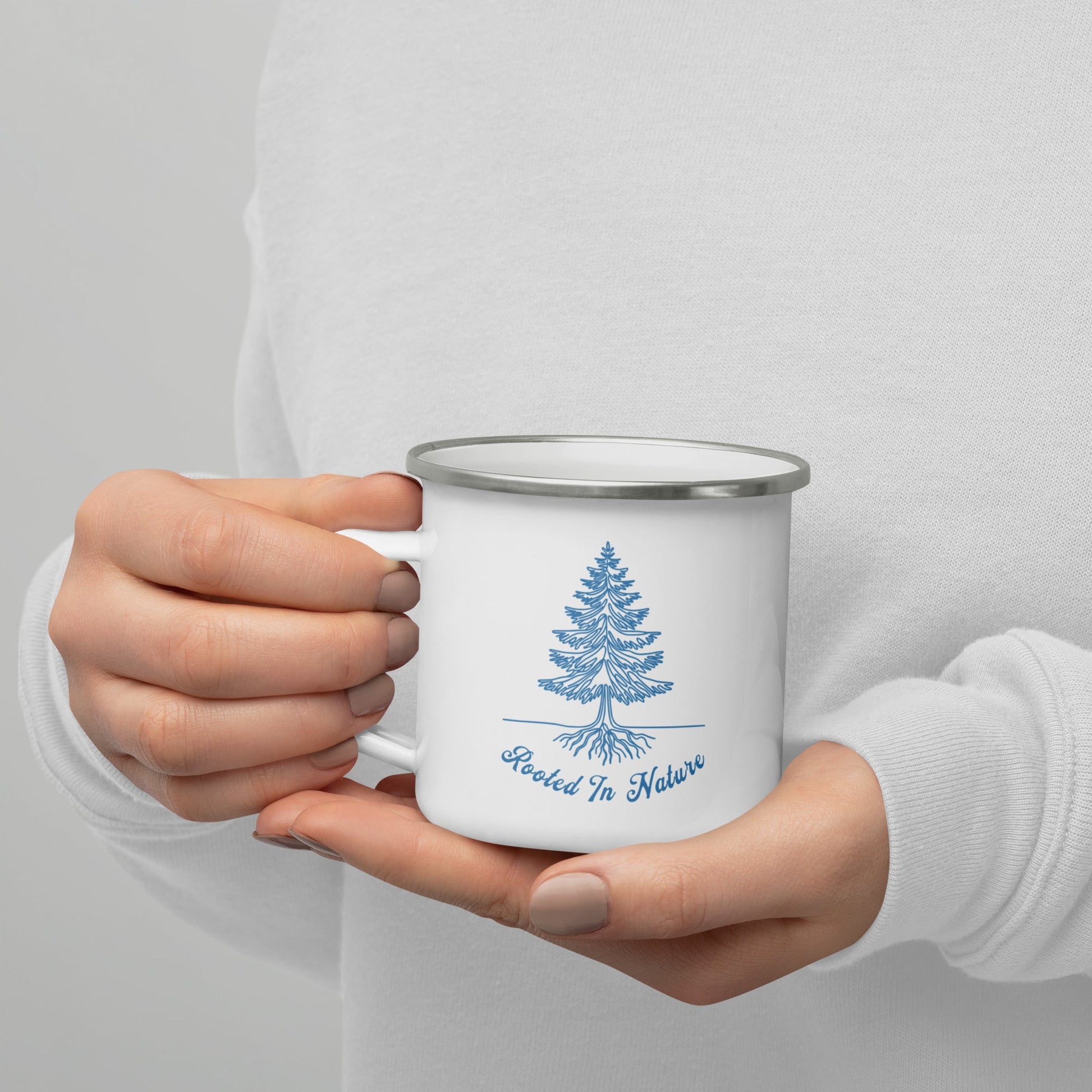 Rooted In Nature II Enamel Mug - Mugs - Discovery Co.