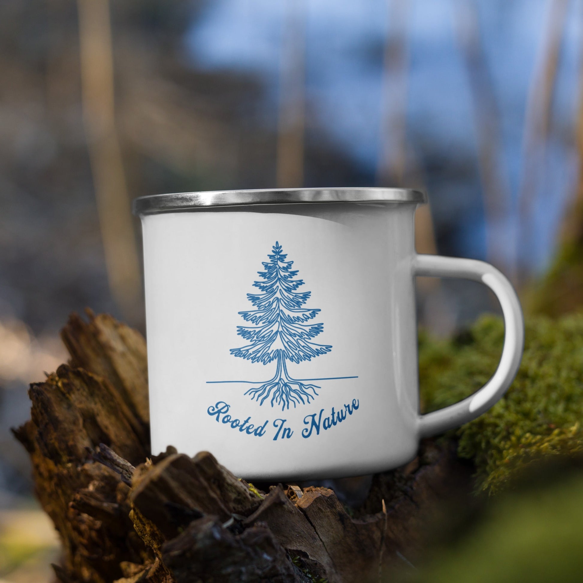 Rooted In Nature II Enamel Mug - Mugs - Discovery Co.