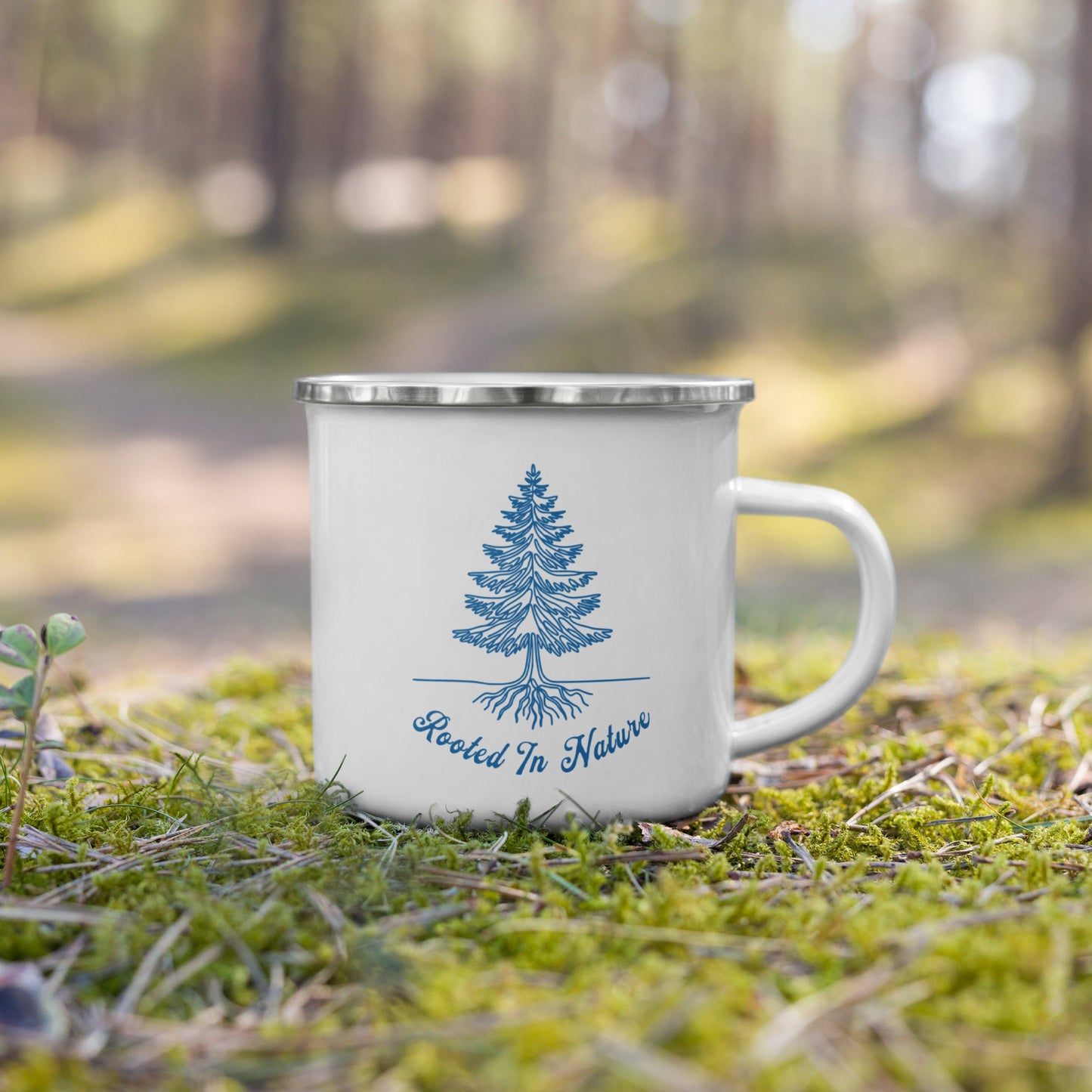 Rooted In Nature II Enamel Mug - Mugs - Discovery Co.