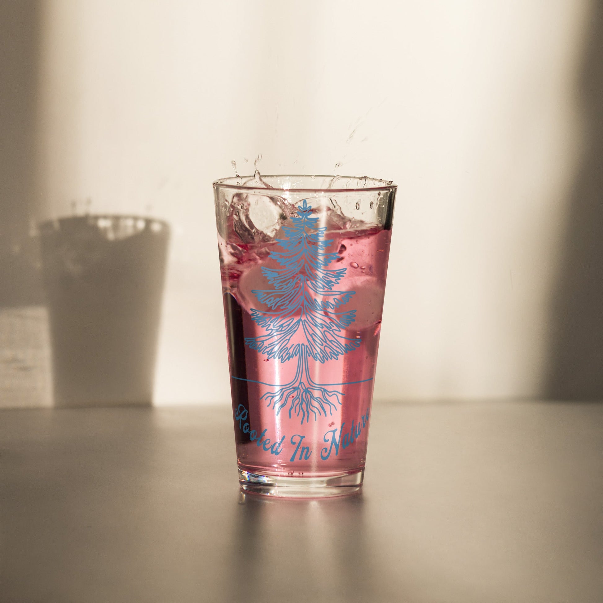 Rooted In Nature II Pint Glass - Beer Glass - Discovery Co.