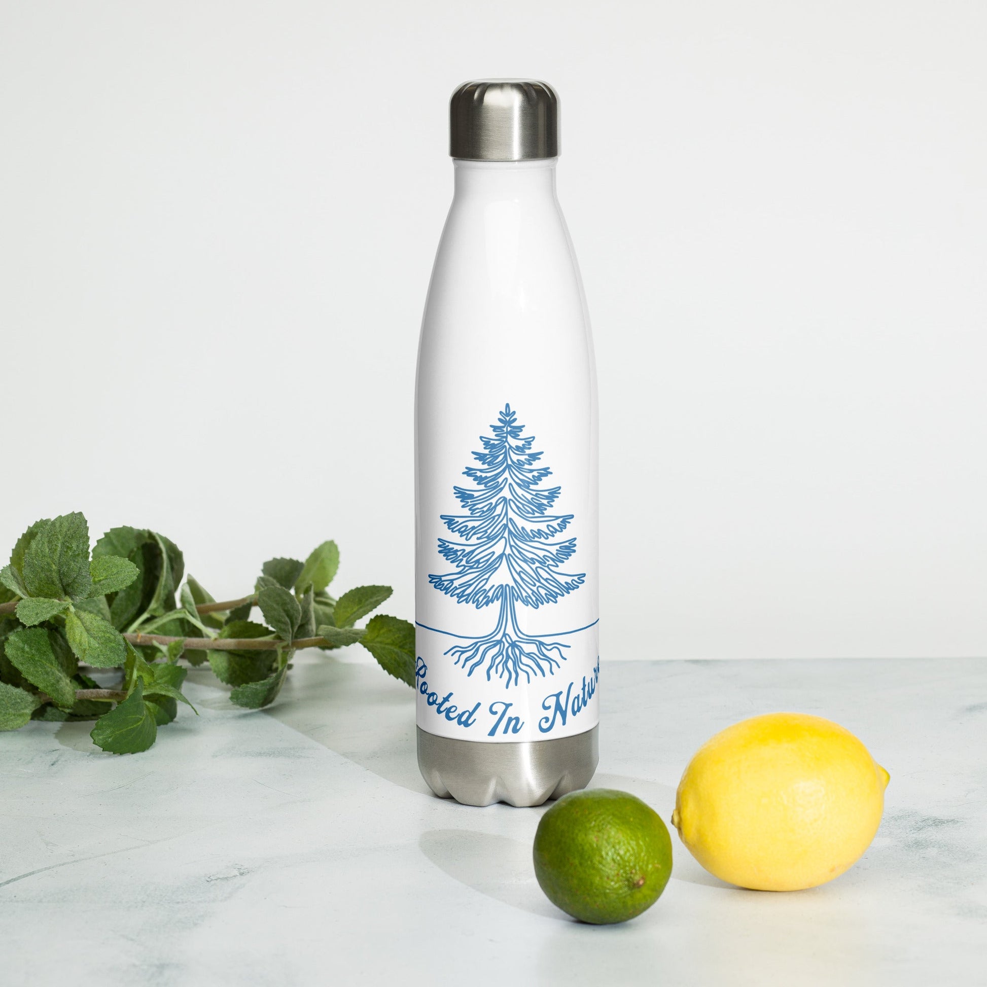 Rooted In Nature II Stainless Steel Water Bottle - Stainless Steel Water Bottle - Discovery Co.