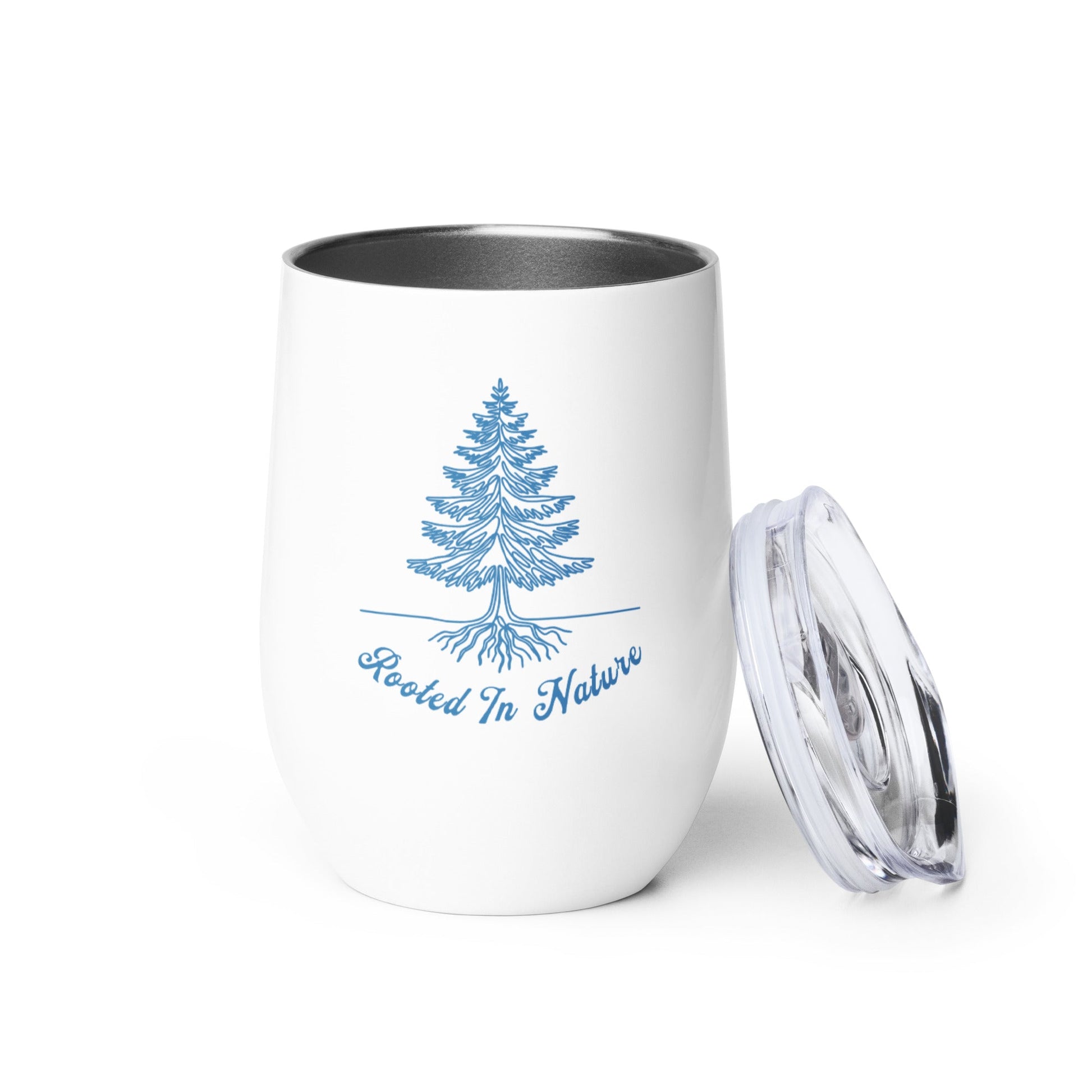 Rooted In Nature II Stainless Steel Wine Tumbler - Steel Tumbler - Discovery Co.