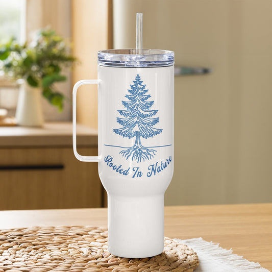 Rooted In Nature II Travel Mug With Handle (25 oz and 40 oz) - Travel Mug - Discovery Co.