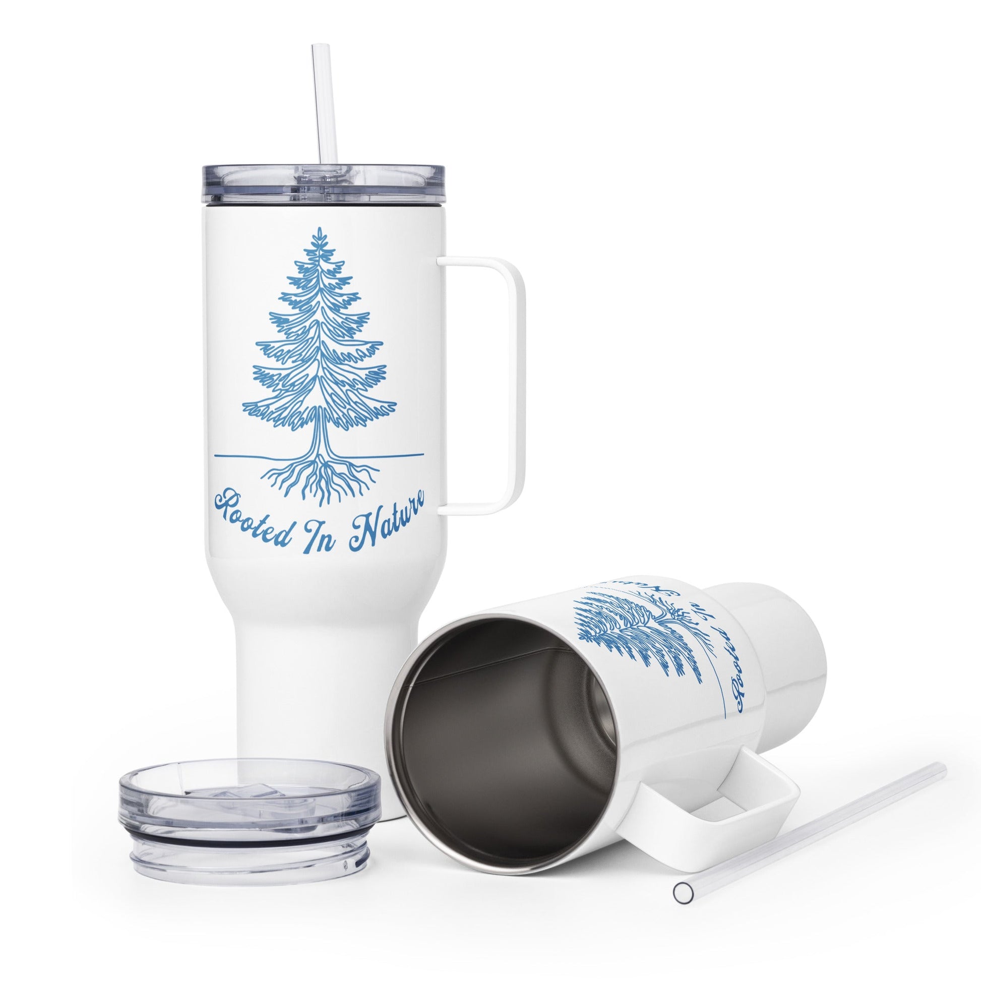 Rooted In Nature II Travel Mug With Handle (25 oz and 40 oz) - Travel Mug - Discovery Co.