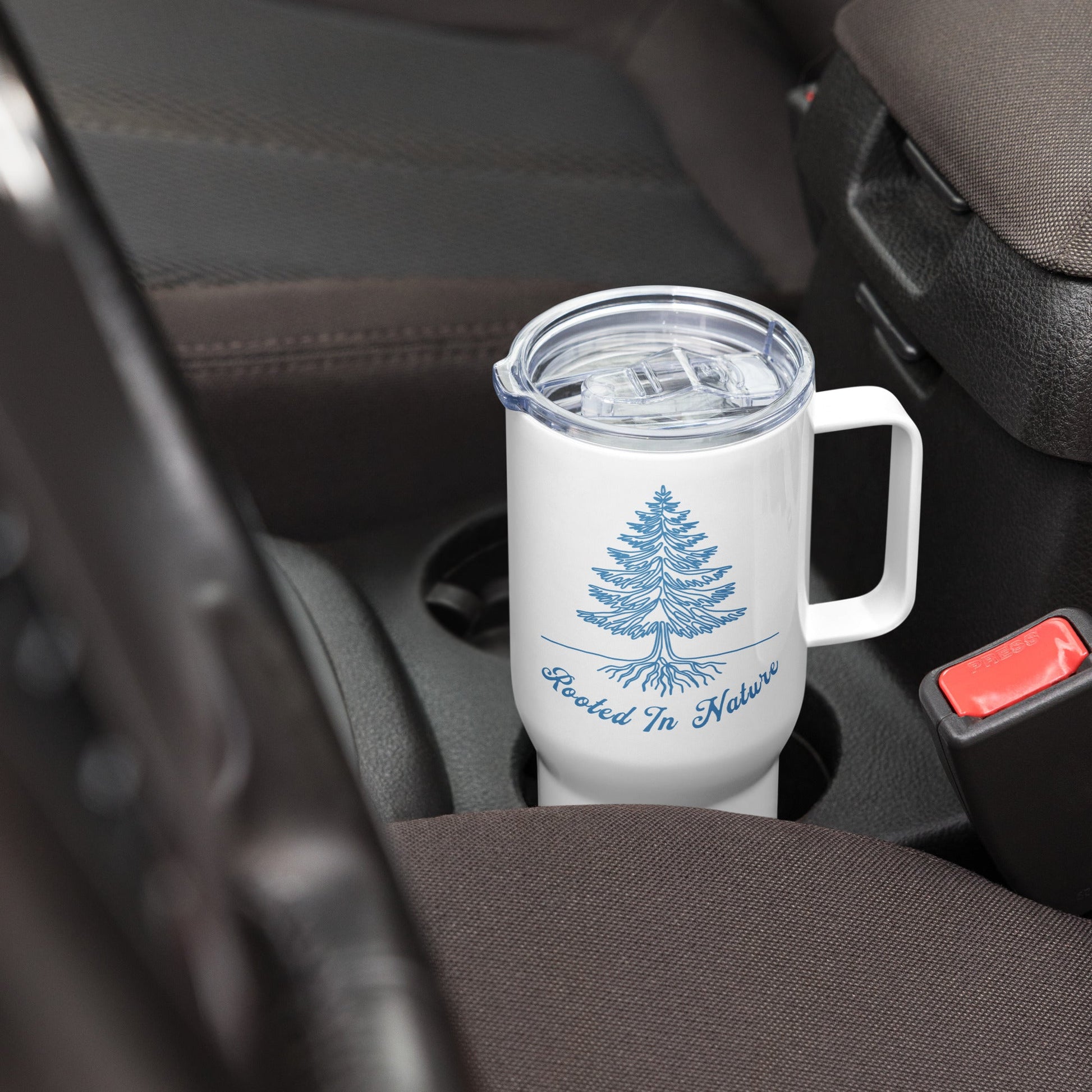 Rooted In Nature II Travel Mug With Handle (25 oz and 40 oz) - Travel Mug - Discovery Co.