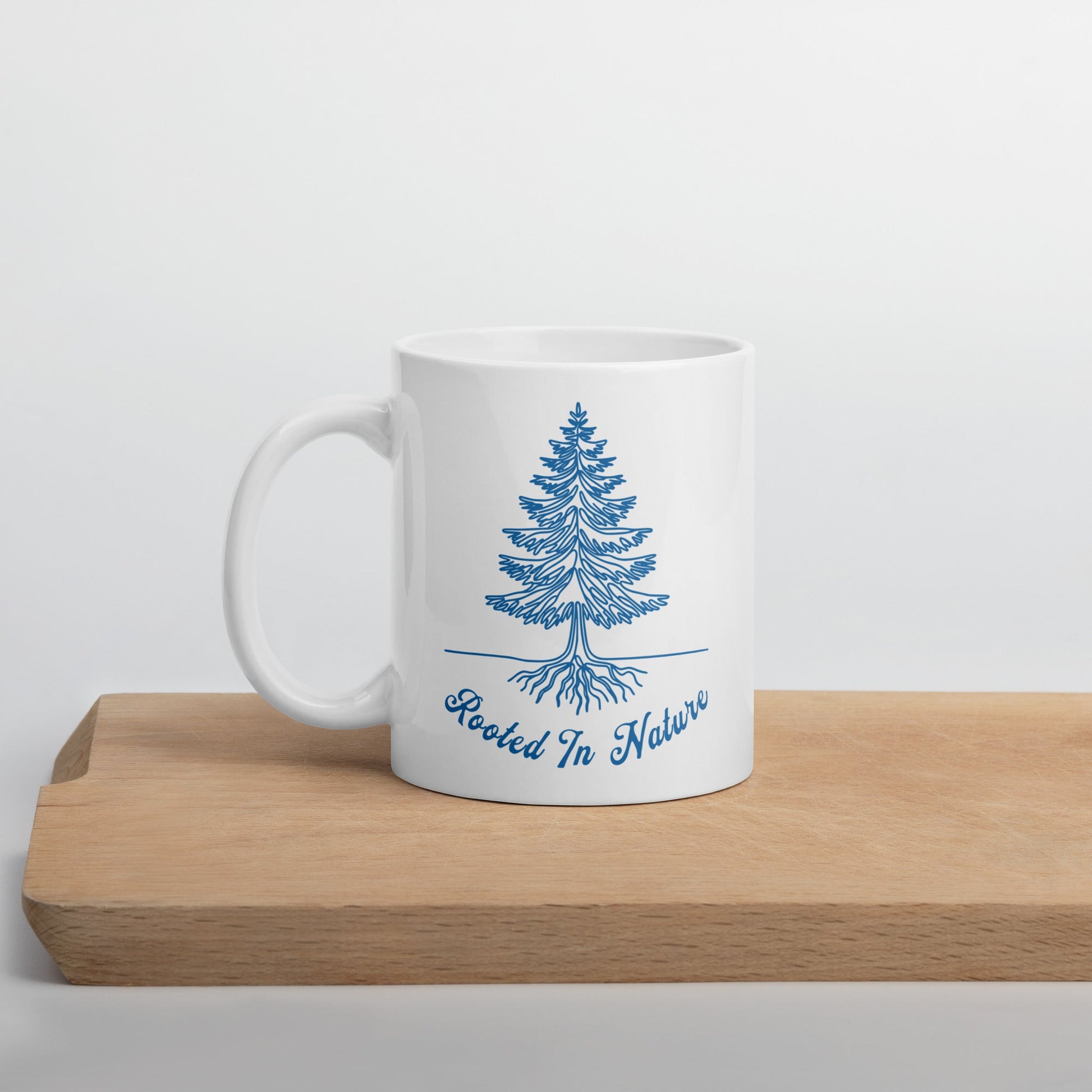 Rooted In Nature II White Glossy Mug (11 oz. 15 oz, 20 oz) - Mugs - Discovery Co.
