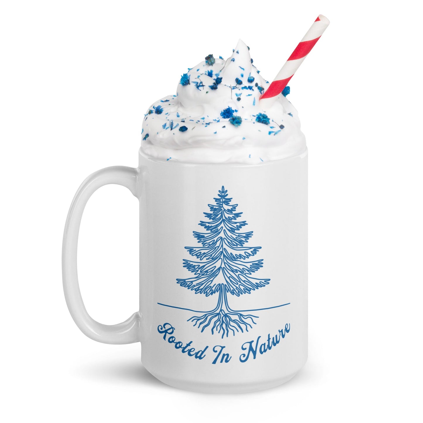 Rooted In Nature II White Glossy Mug (11 oz. 15 oz, 20 oz) - Mugs - Discovery Co.