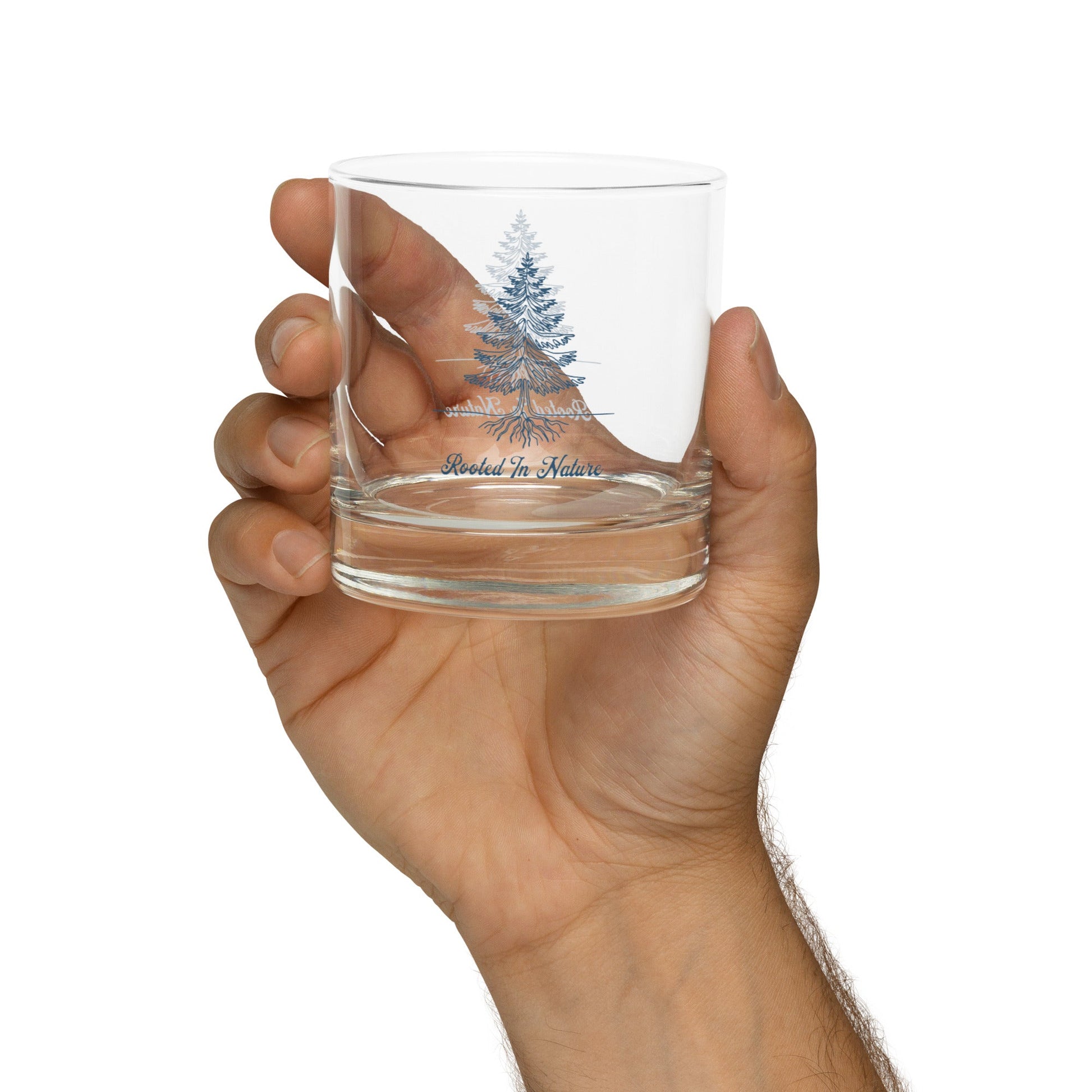 Rooted In Nature Rocks Glass - Rocks Glass - Discovery Co.
