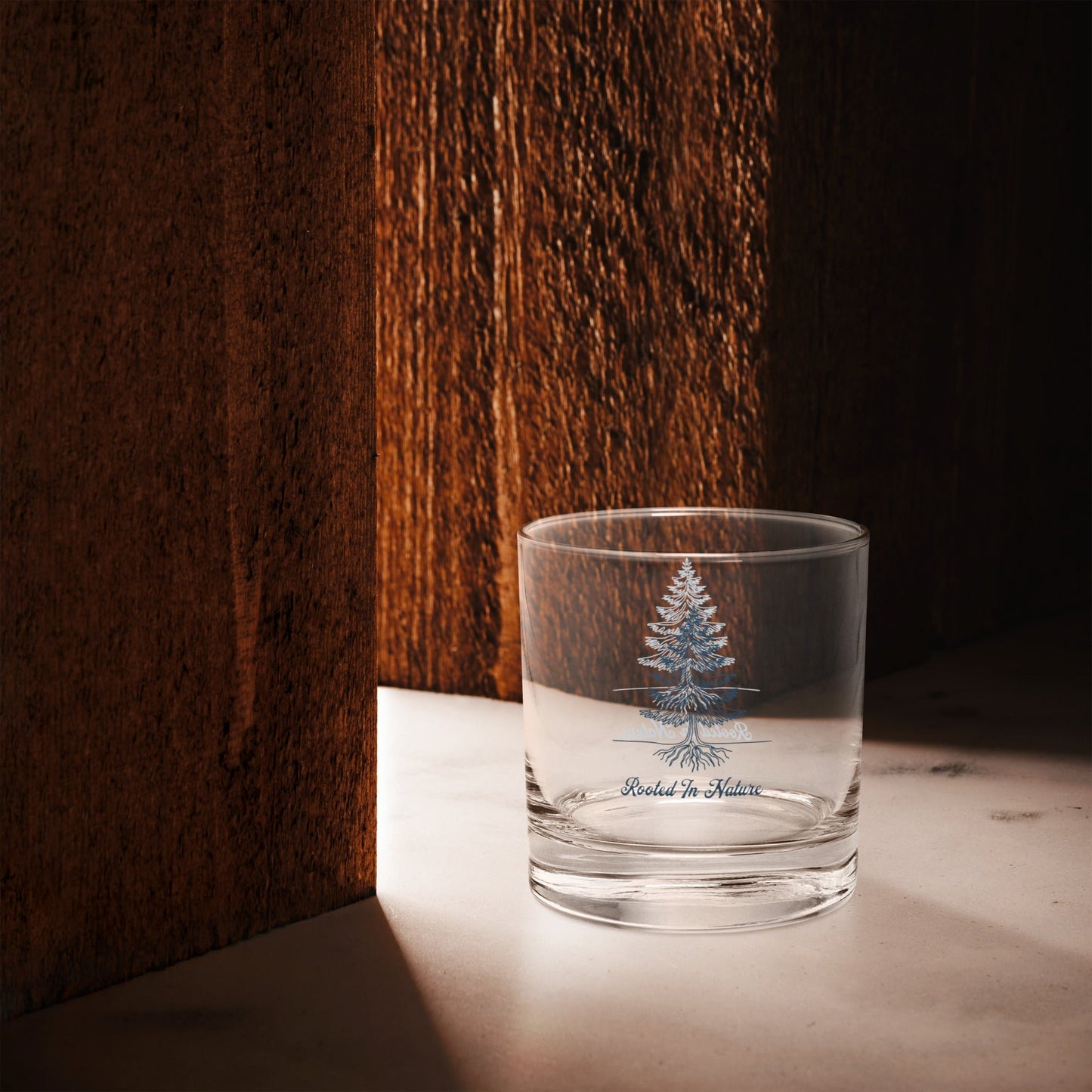 Rooted In Nature Rocks Glass - Rocks Glass - Discovery Co.