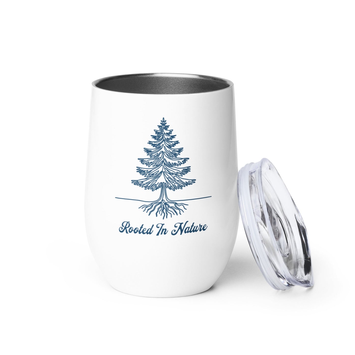 Rooted In Nature Stainless Steel Wine Tumbler - Steel Tumbler - Discovery Co.