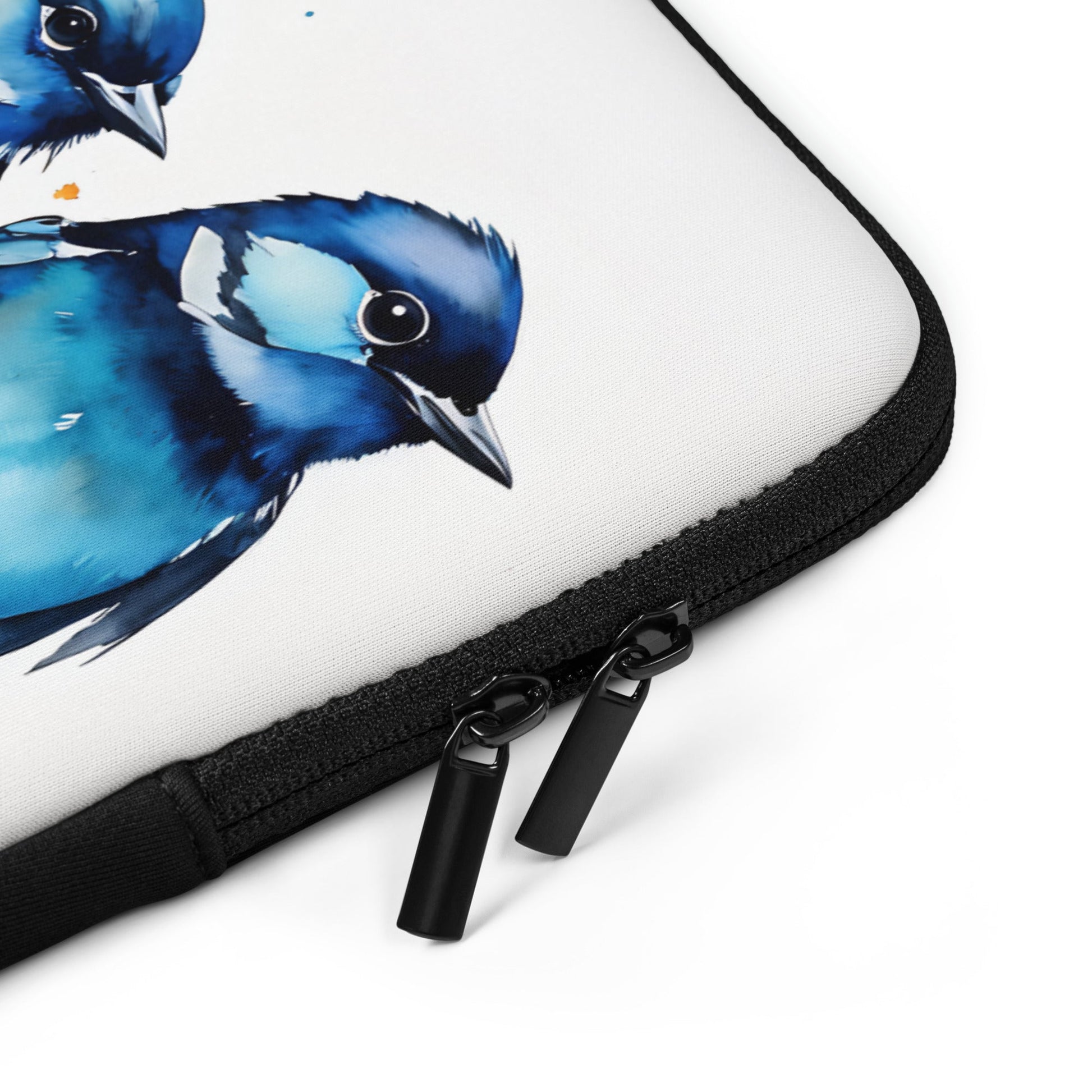 Row Of Watercolor Birds Laptop Sleeve - Laptop Cases - Discovery Co.