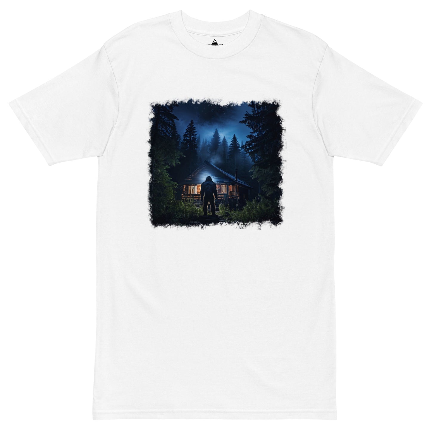 Sasquatch Visits Men’s Premium Heavyweight Tee - Discovery Co.