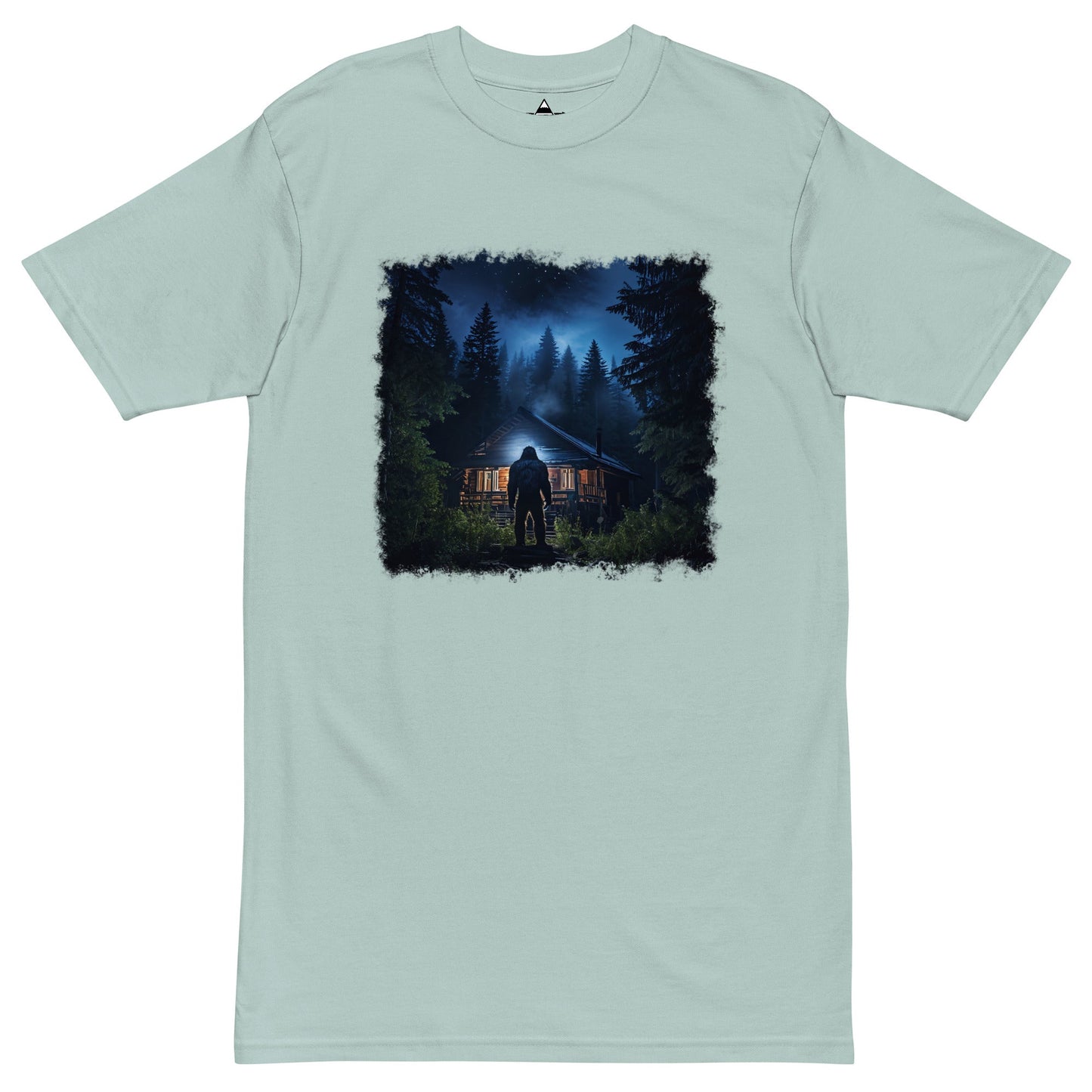 Sasquatch Visits Men’s Premium Heavyweight Tee - Discovery Co.