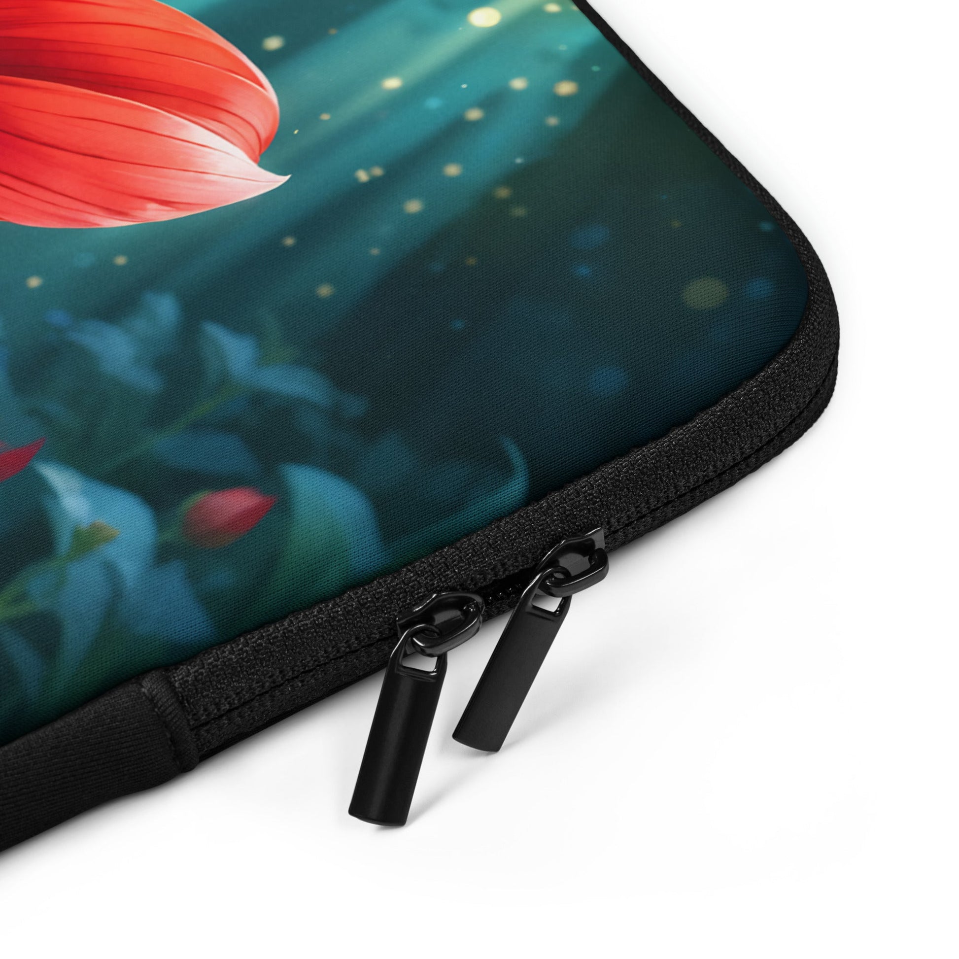 Scarlet Flower II Laptop Sleeve - Laptop Cases - Discovery Co.