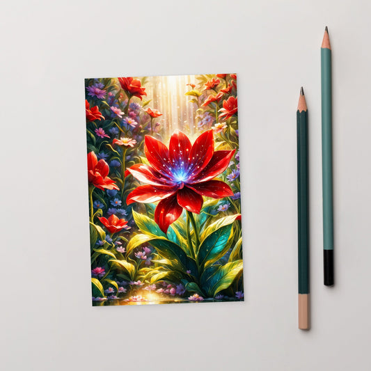 Scarlet Flower Standard Postcard - Post Cards - Discovery Co.
