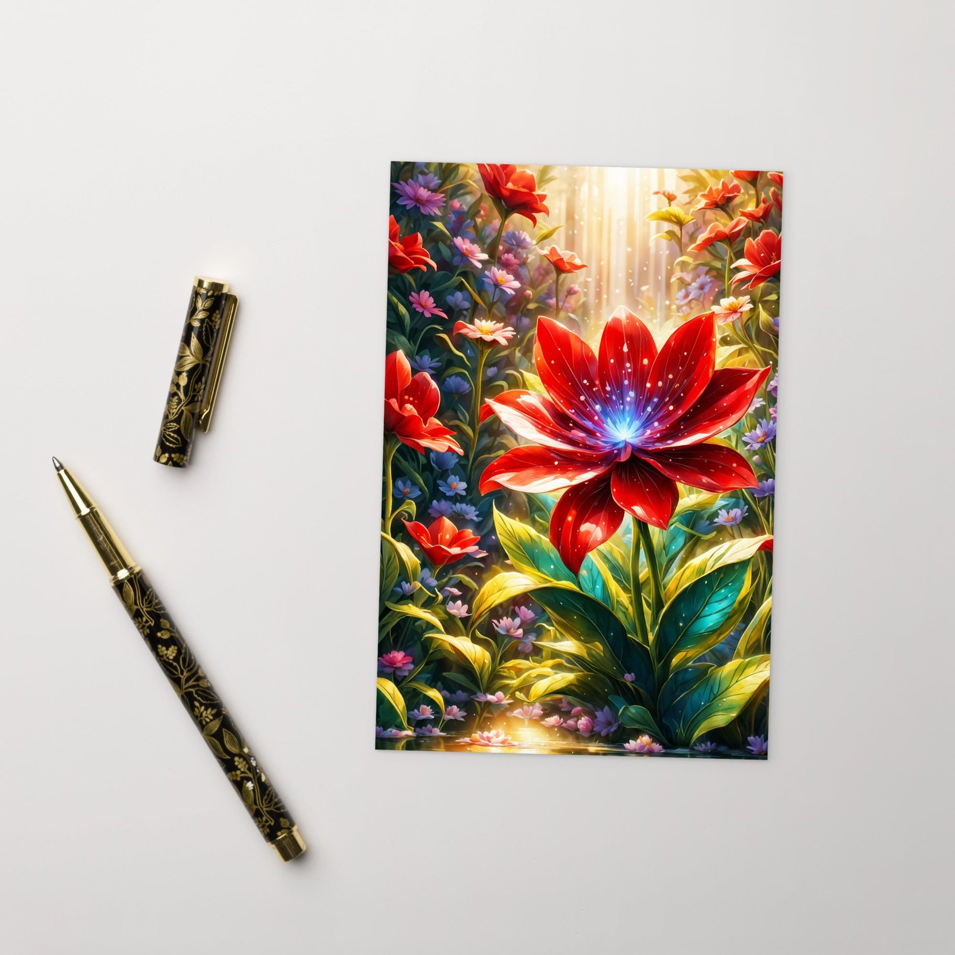 Scarlet Flower Standard Postcard - Post Cards - Discovery Co.