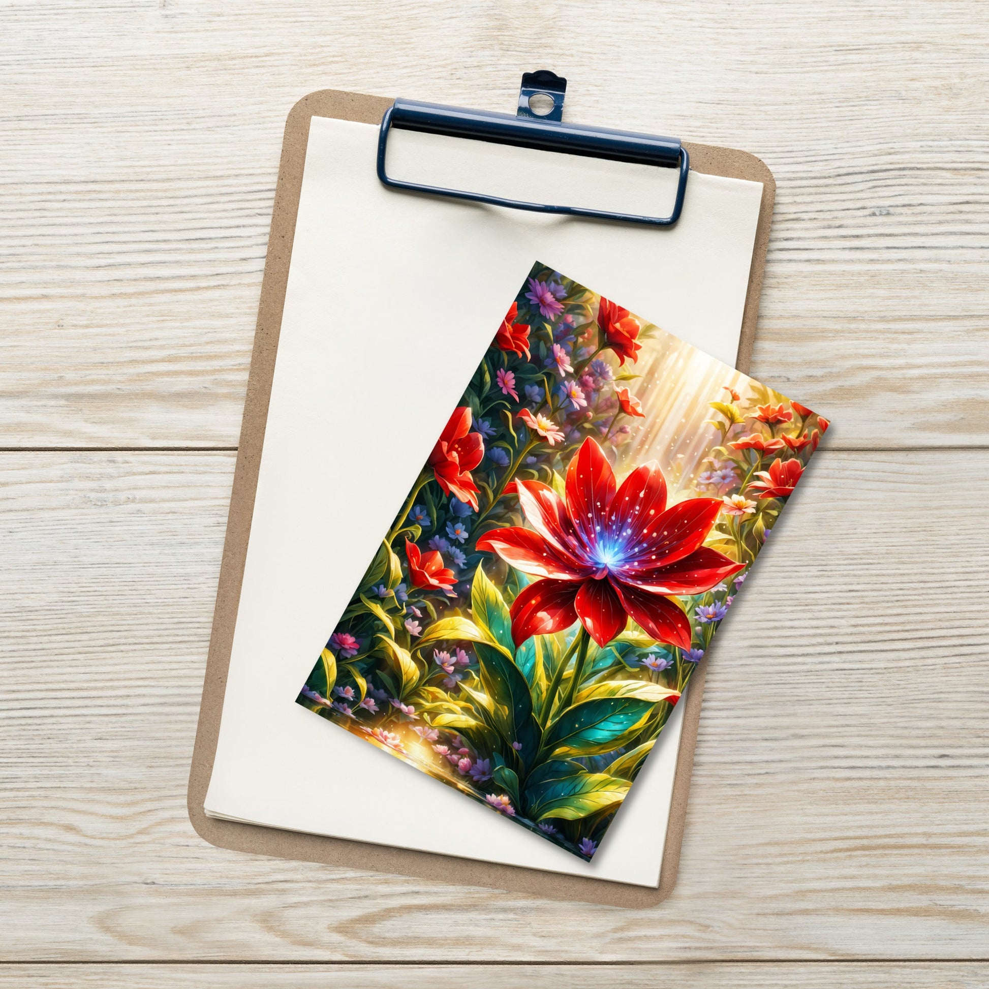 Scarlet Flower Standard Postcard - Post Cards - Discovery Co.