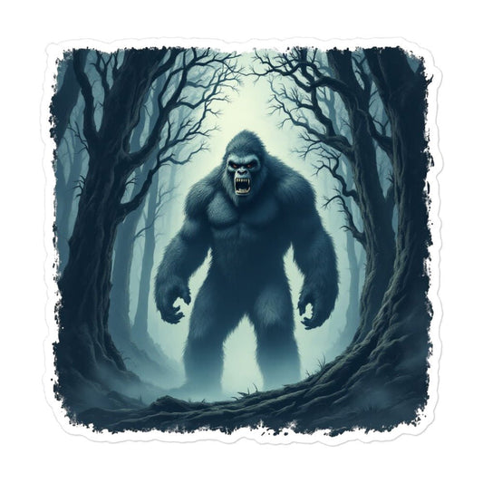 Scary Bigfoot Bubble - Free Stickers - Stickers - Discovery Co.