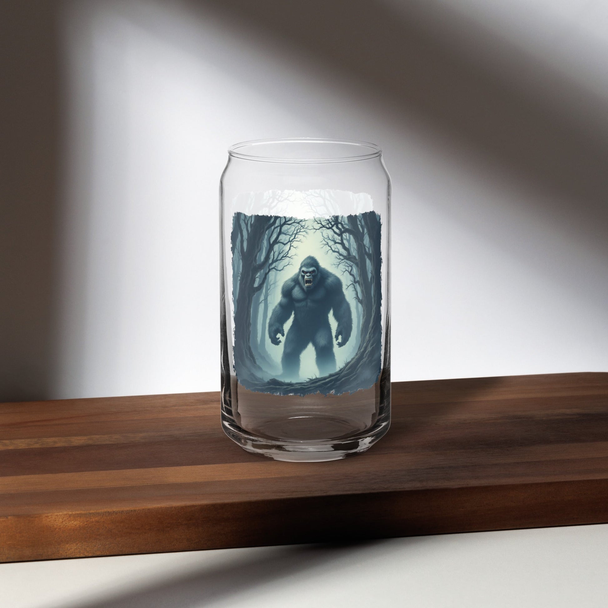 Scary Bigfoot Can - Shaped Glass - Can - Shaped Glass - Discovery Co.