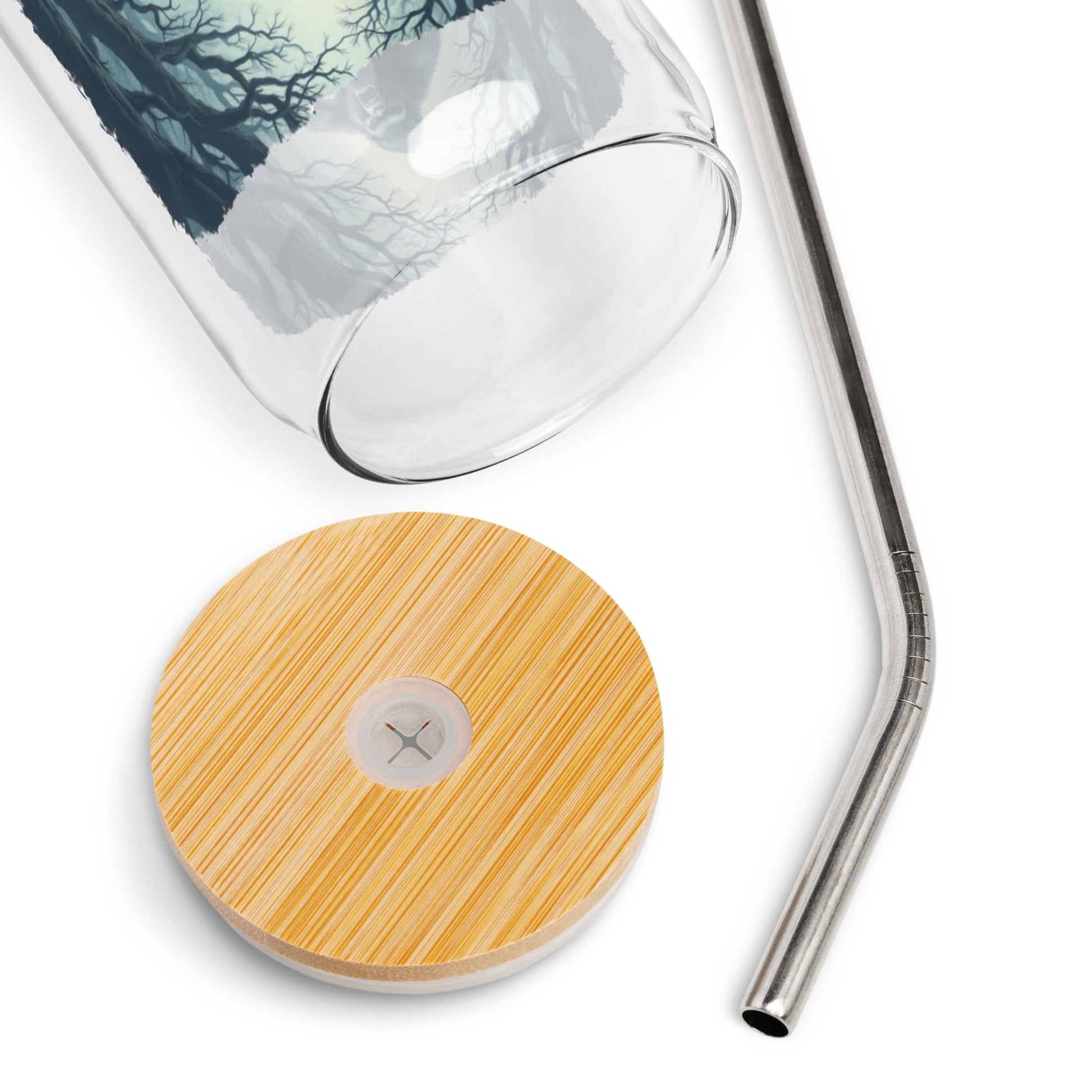 Scary Bigfoot Can - Shaped Glass - Can - Shaped Glass - Discovery Co.