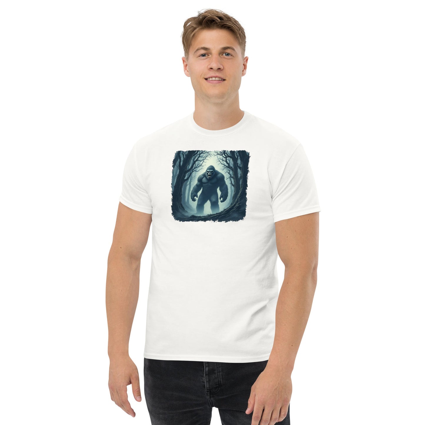 Scary Bigfoot Men's (Unisex) Classic Tee - Men's Shirts - Discovery Co.