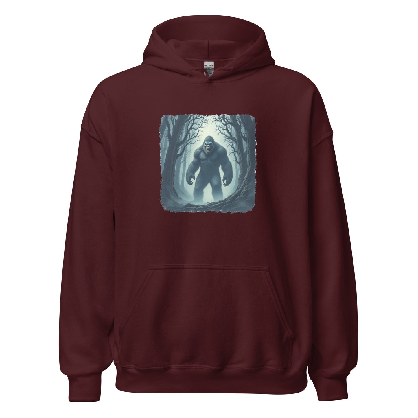 Scary Bigfoot Men's (Unisex) Hoodie - Hoodies - Discovery Co.
