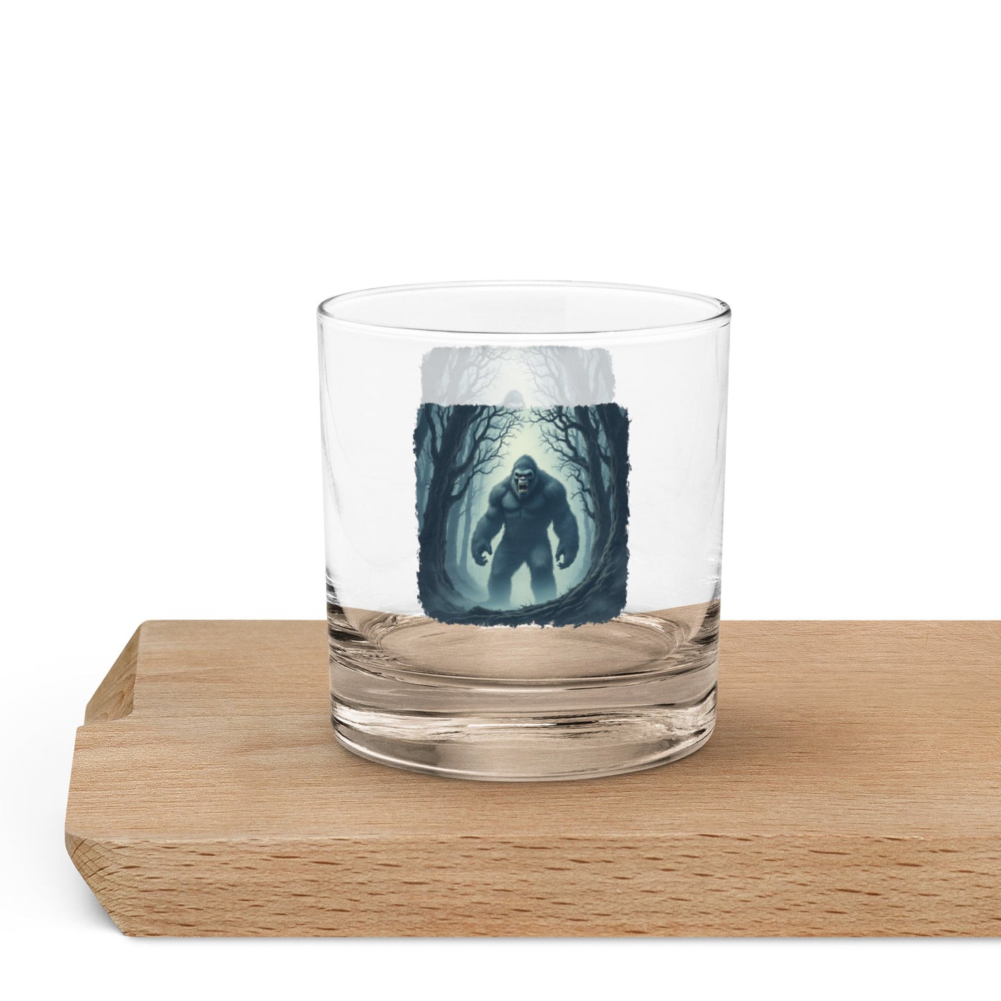 Scary Bigfoot Rocks Glass - Rocks Glass - Discovery Co.