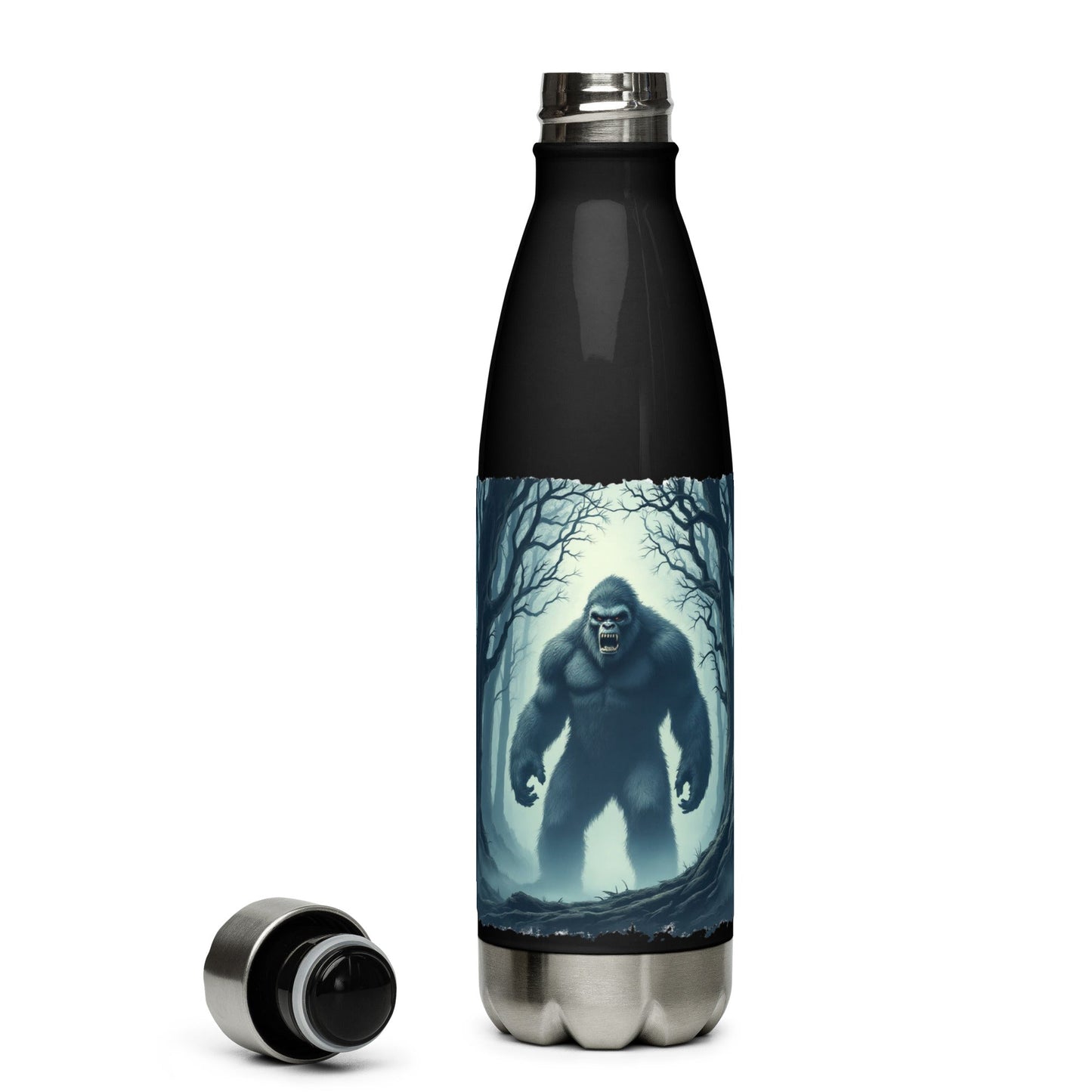 Scary Bigfoot Stainless Steel Water Bottle - Stainless Steel Water Bottle - Discovery Co.