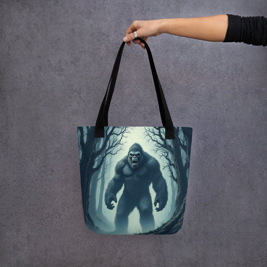 Scary Bigfoot Tote Bag - Tote Bags - Discovery Co.