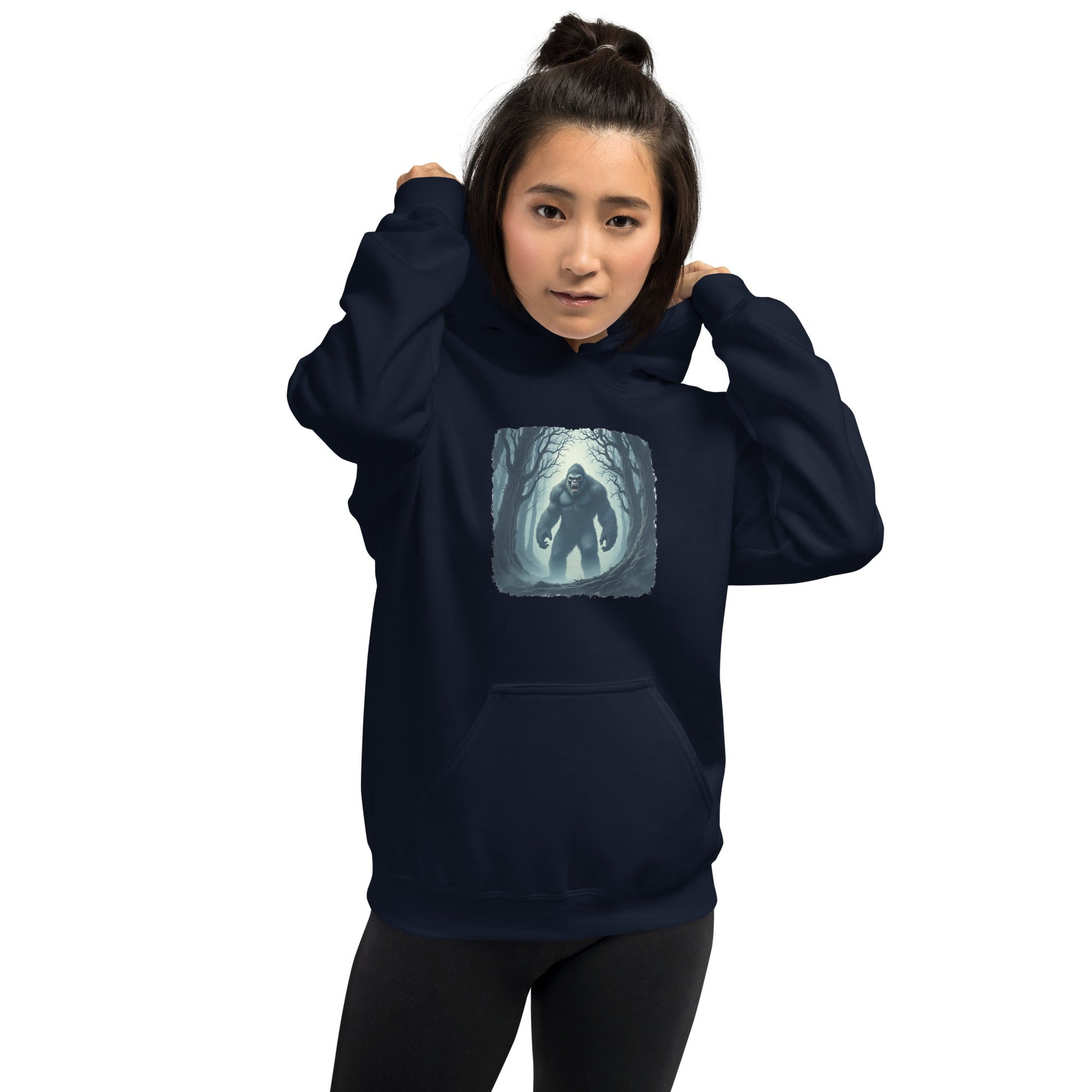 Scary Bigfoot Women's (Unisex) Hoodie - Hoodies - Discovery Co.