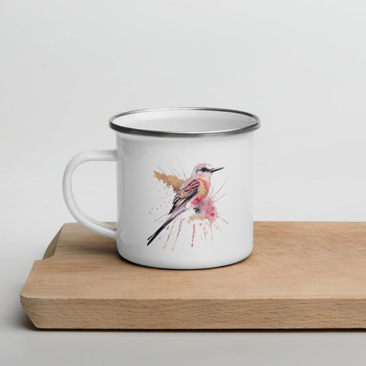 Scissor - Tailed Flycatcher Enamel Mug - Mugs - Discovery Co.
