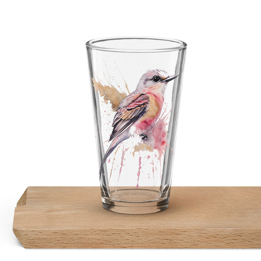 Scissor - Tailed Flycatcher Pint Glass - Beer Glass - Discovery Co.