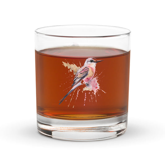 Scissor - Tailed Flycatcher Rocks Glass - Rocks Glass - Discovery Co.