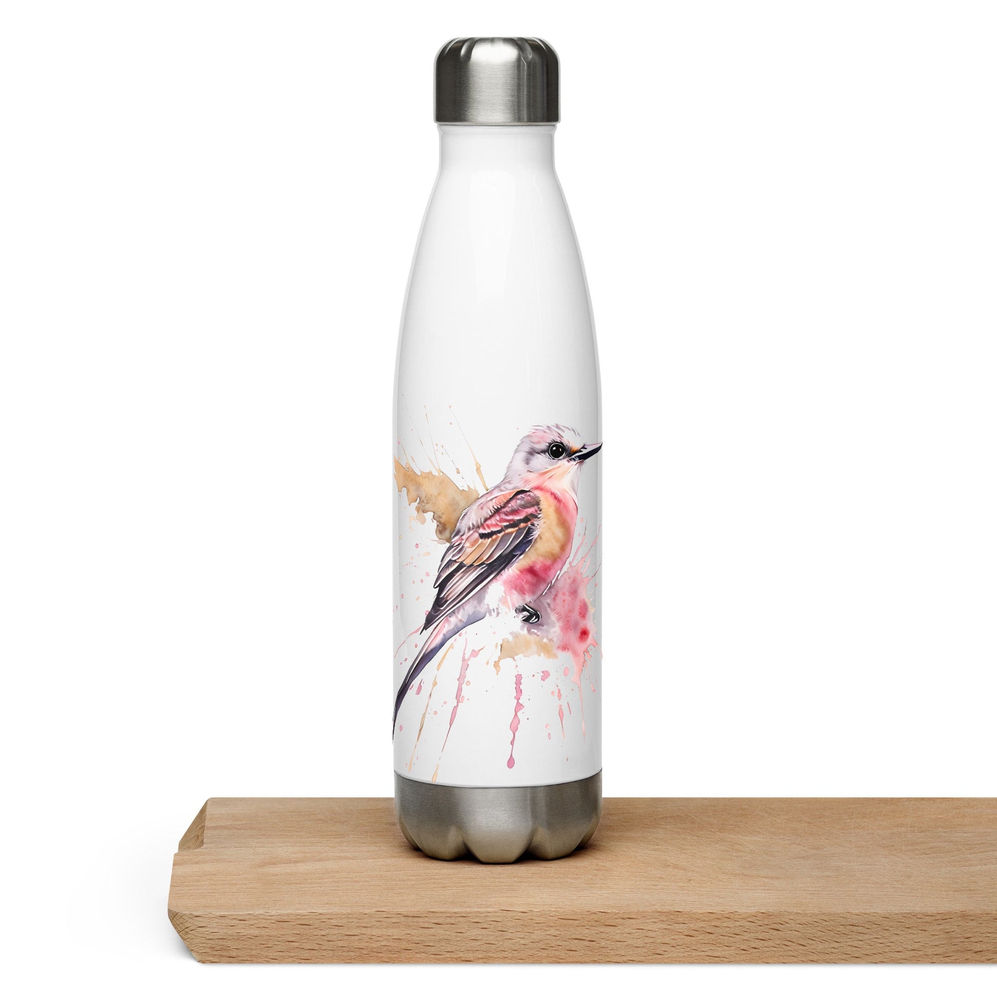 Scissor - Tailed Flycatcher Stainless Steel Water Bottle - Stainless Steel Water Bottle - Discovery Co.