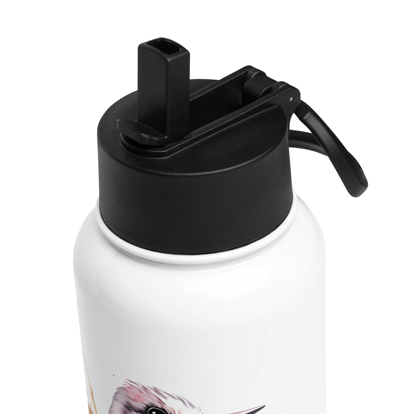 Scissor - Tailed Flycatcher Stainless Steel Water Bottle With Straw Lid - Stainless Steel Water Bottle With Straw Lid - Discovery Co.