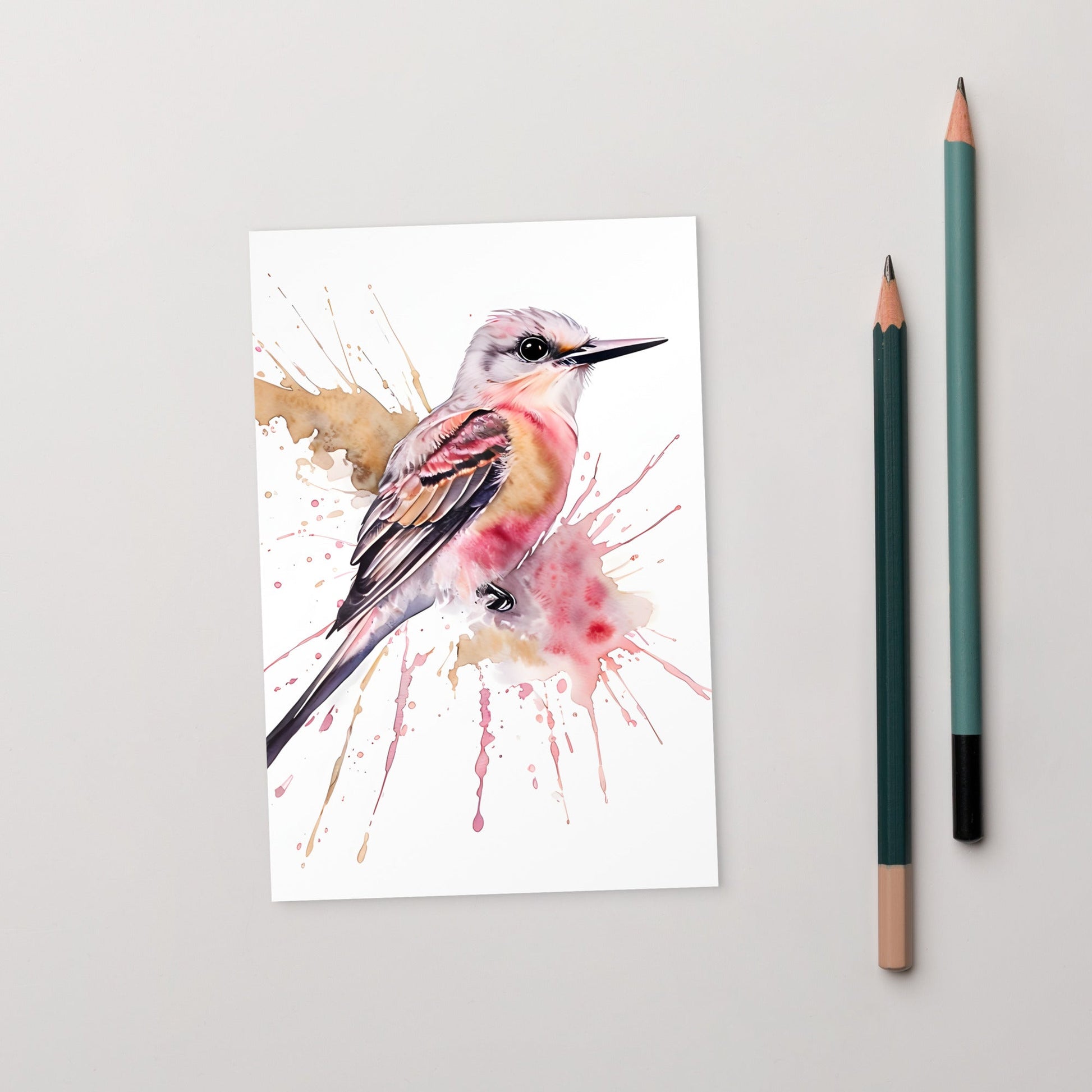 Scissor - Tailed Flycatcher Standard Postcard - Post Cards - Discovery Co.