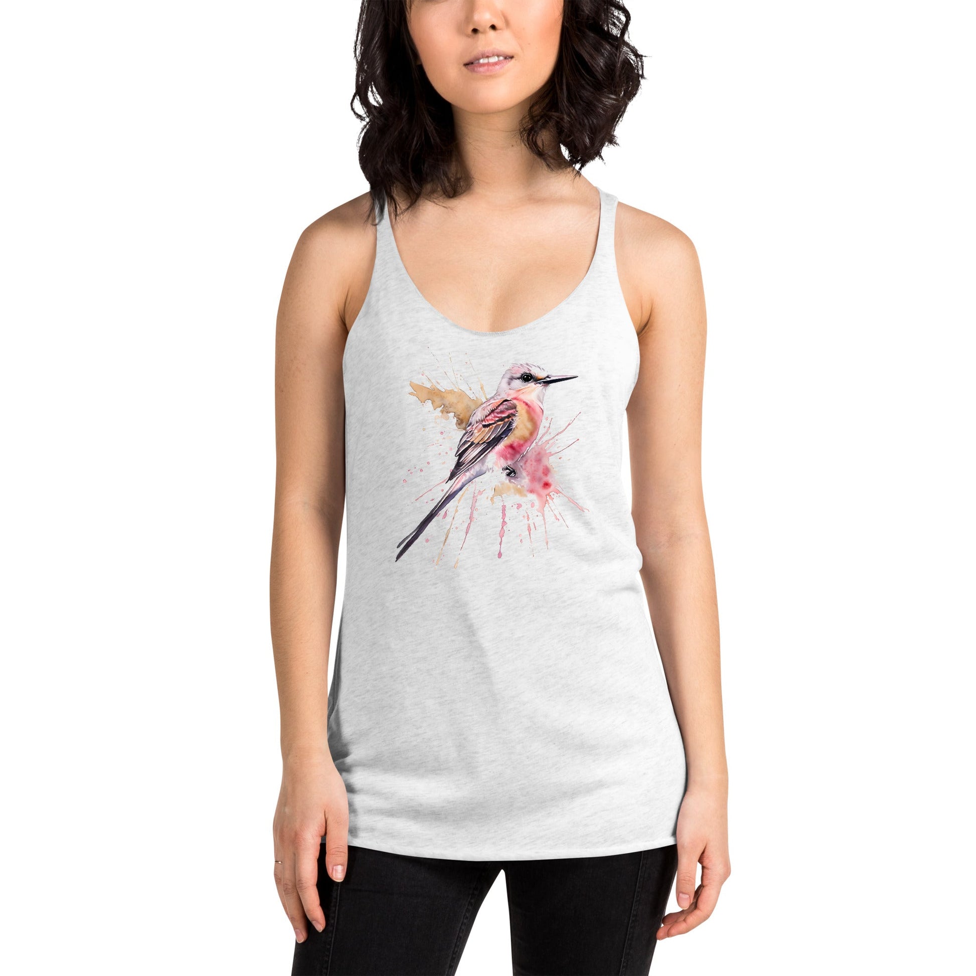 Scissor - Tailed Flycatcher Women's Racerback Tank - Women's Shirts - Discovery Co.