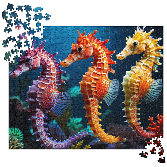 Seahorse Jigsaw Puzzle - Puzzle - Discovery Co.