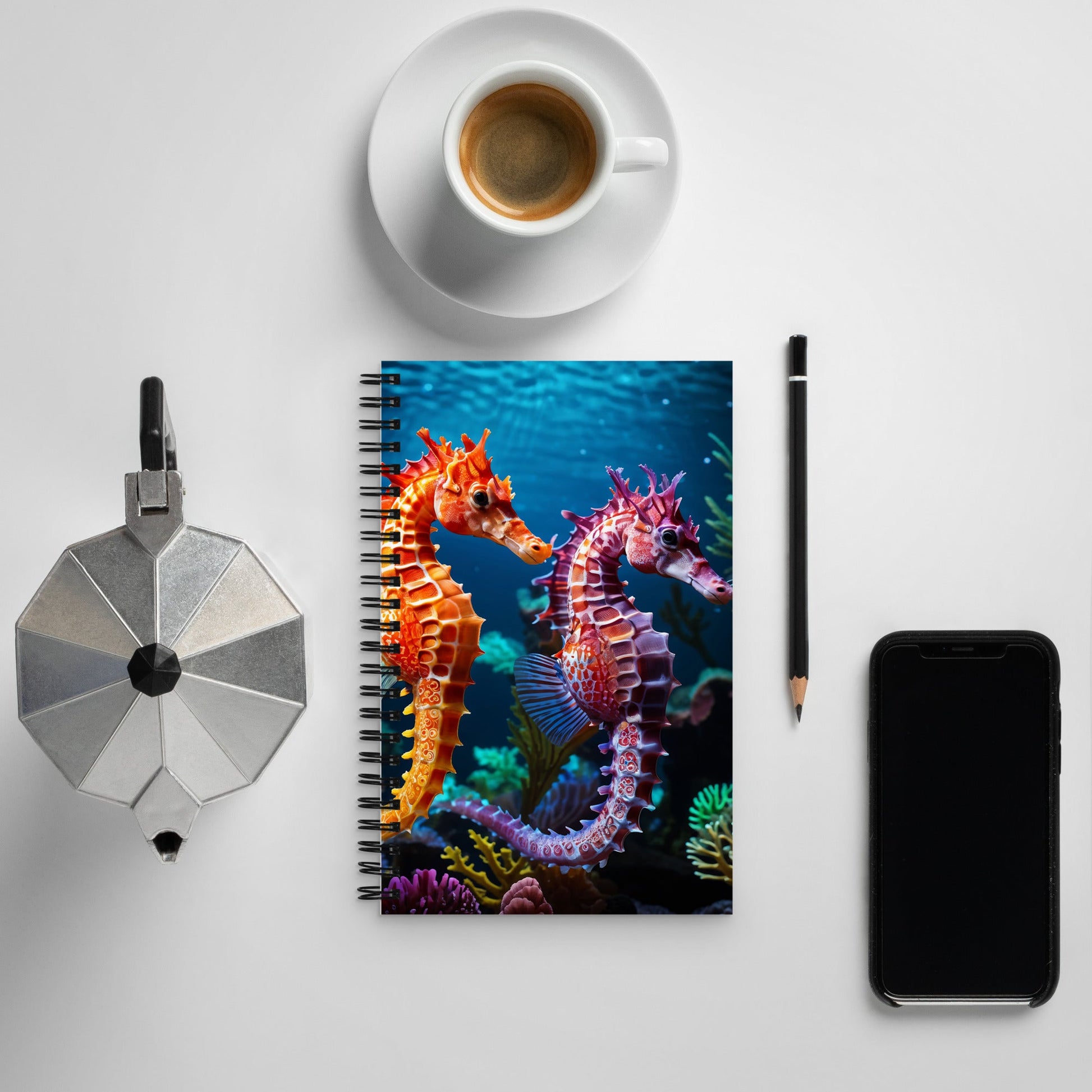 Seahorse Spiral Notebook - Discovery Co.