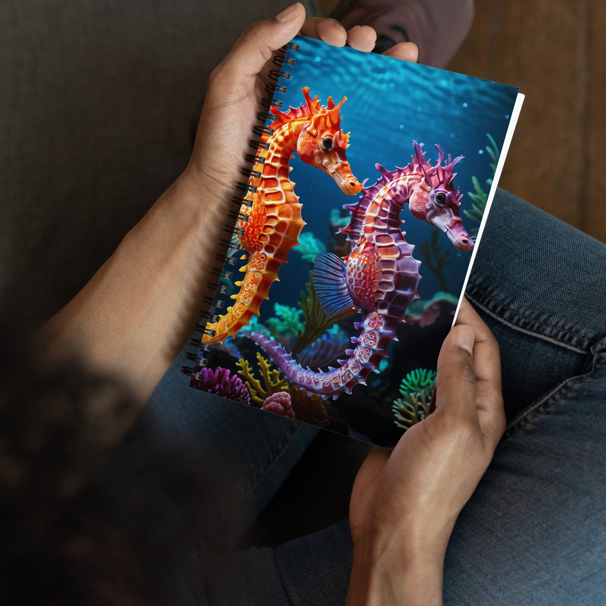 Seahorse Spiral Notebook - Discovery Co.