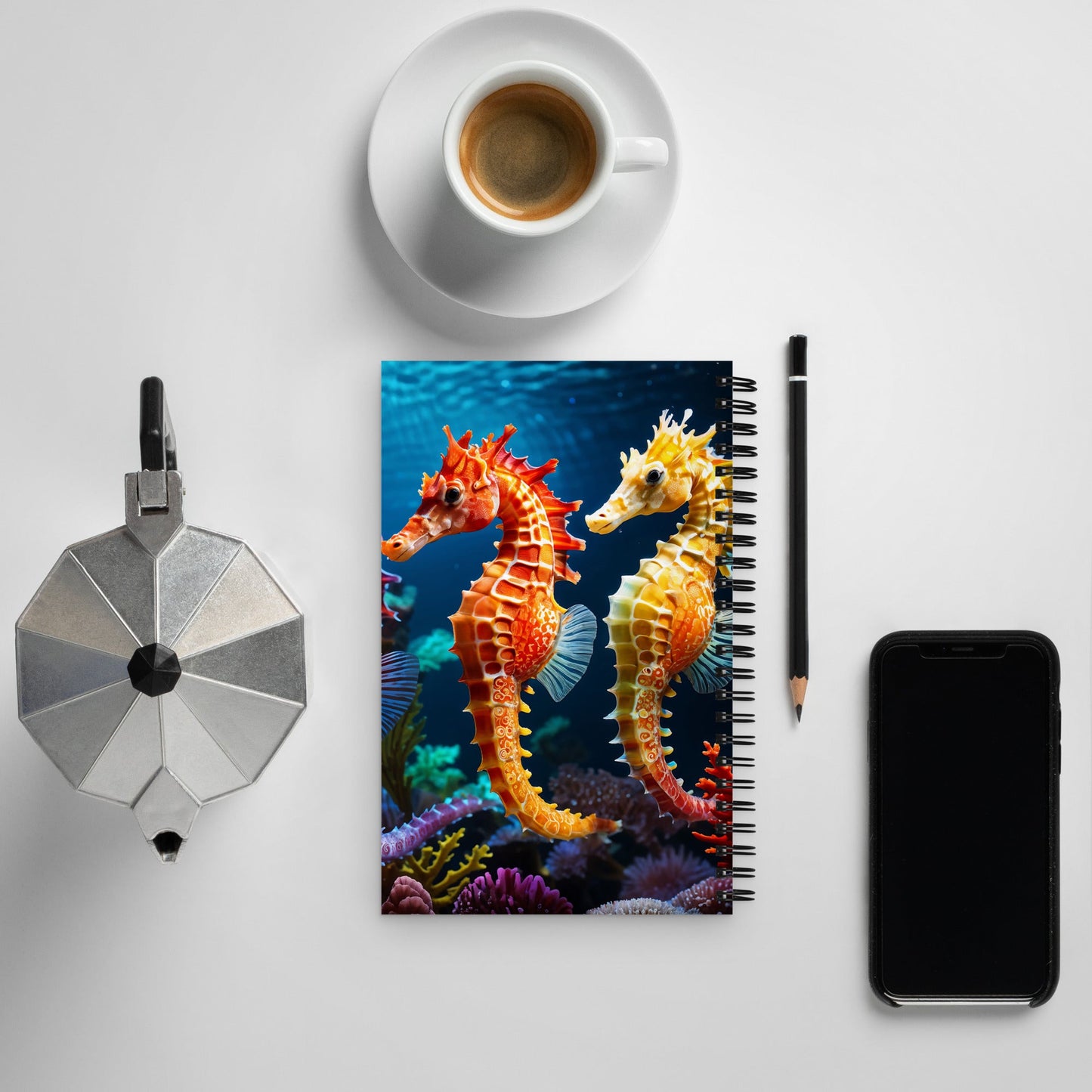 Seahorse Spiral Notebook - Discovery Co.