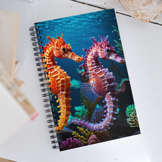 Seahorse Spiral Notebook - Discovery Co.