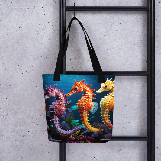 Seahorse Tote Bag - Tote Bags - Discovery Co.