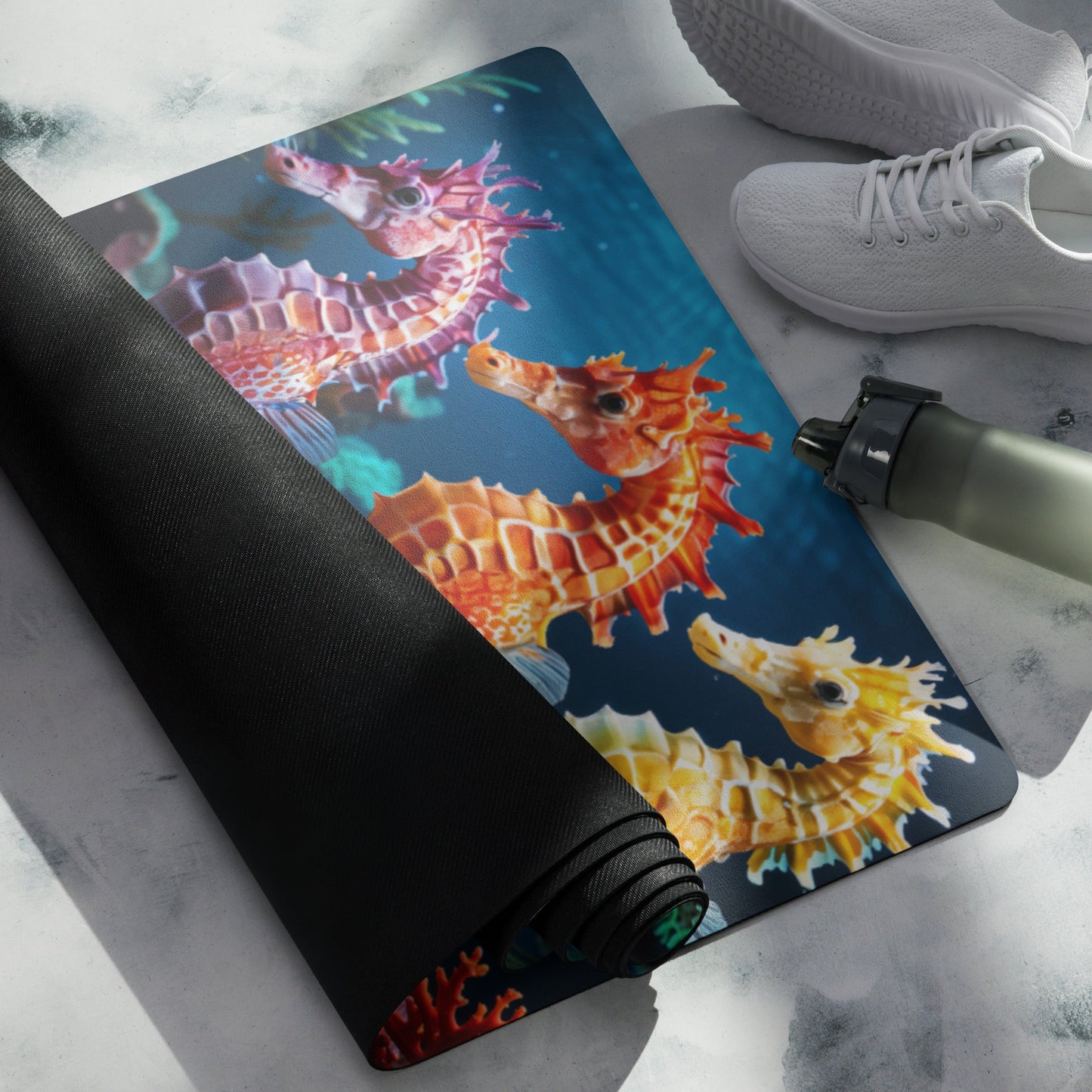 Seahorse Yoga Mat - Yoga Mat - Discovery Co.