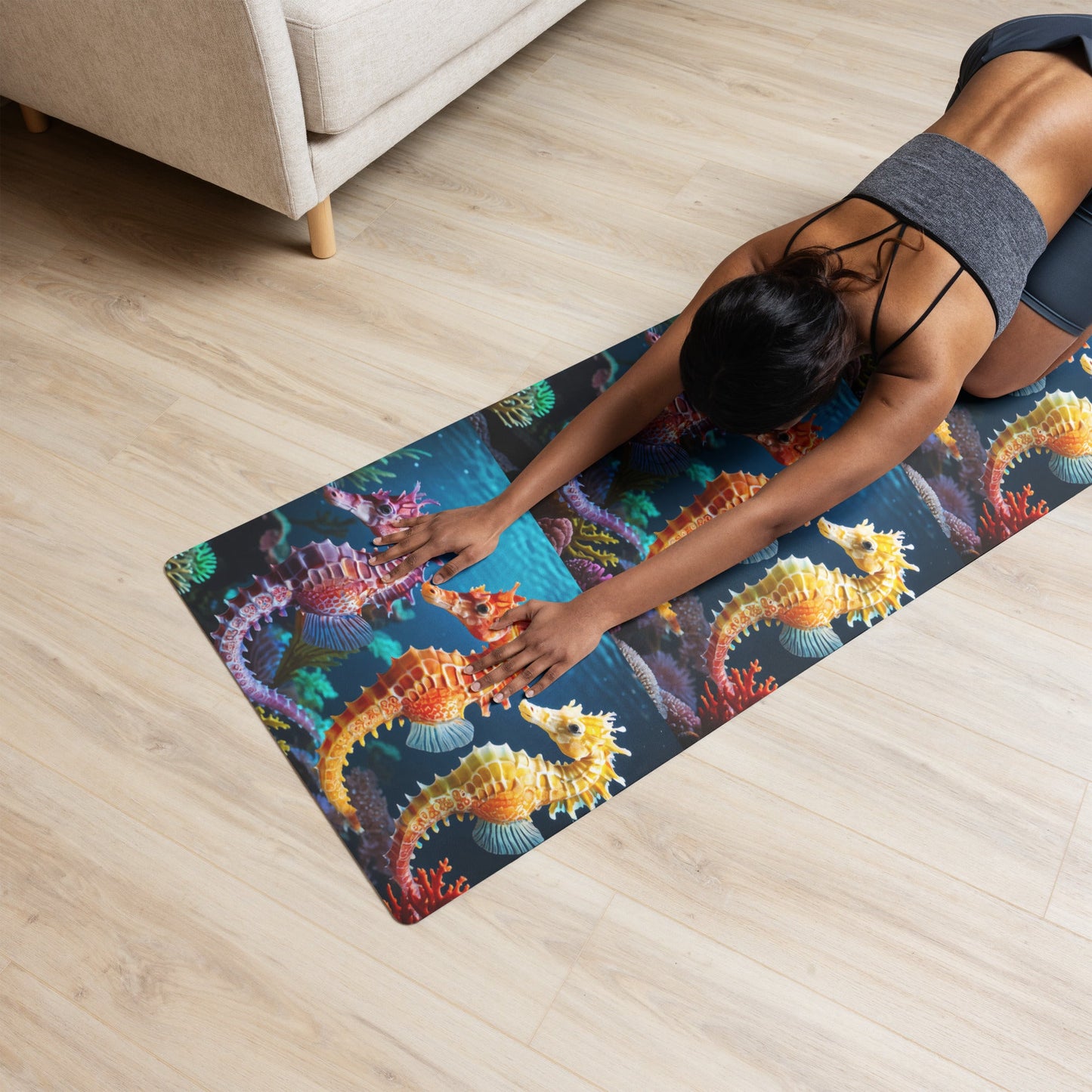 Seahorse Yoga Mat - Yoga Mat - Discovery Co.