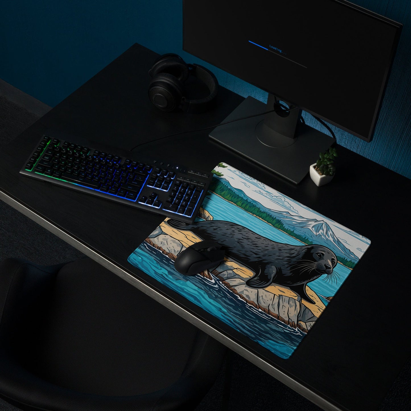 Seal On Rock Gaming Mouse Pad - Mouse Pads - Discovery Co.