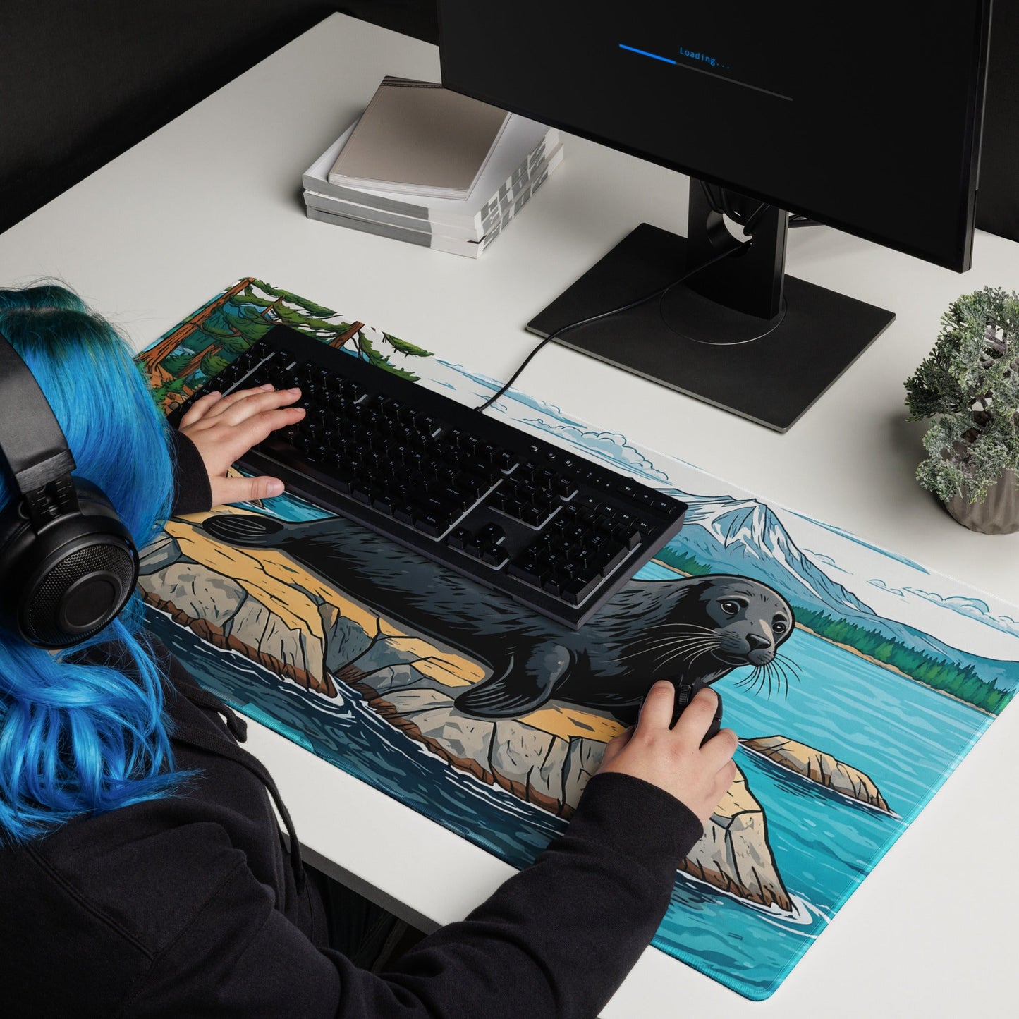 Seal On Rock Gaming Mouse Pad - Mouse Pads - Discovery Co.