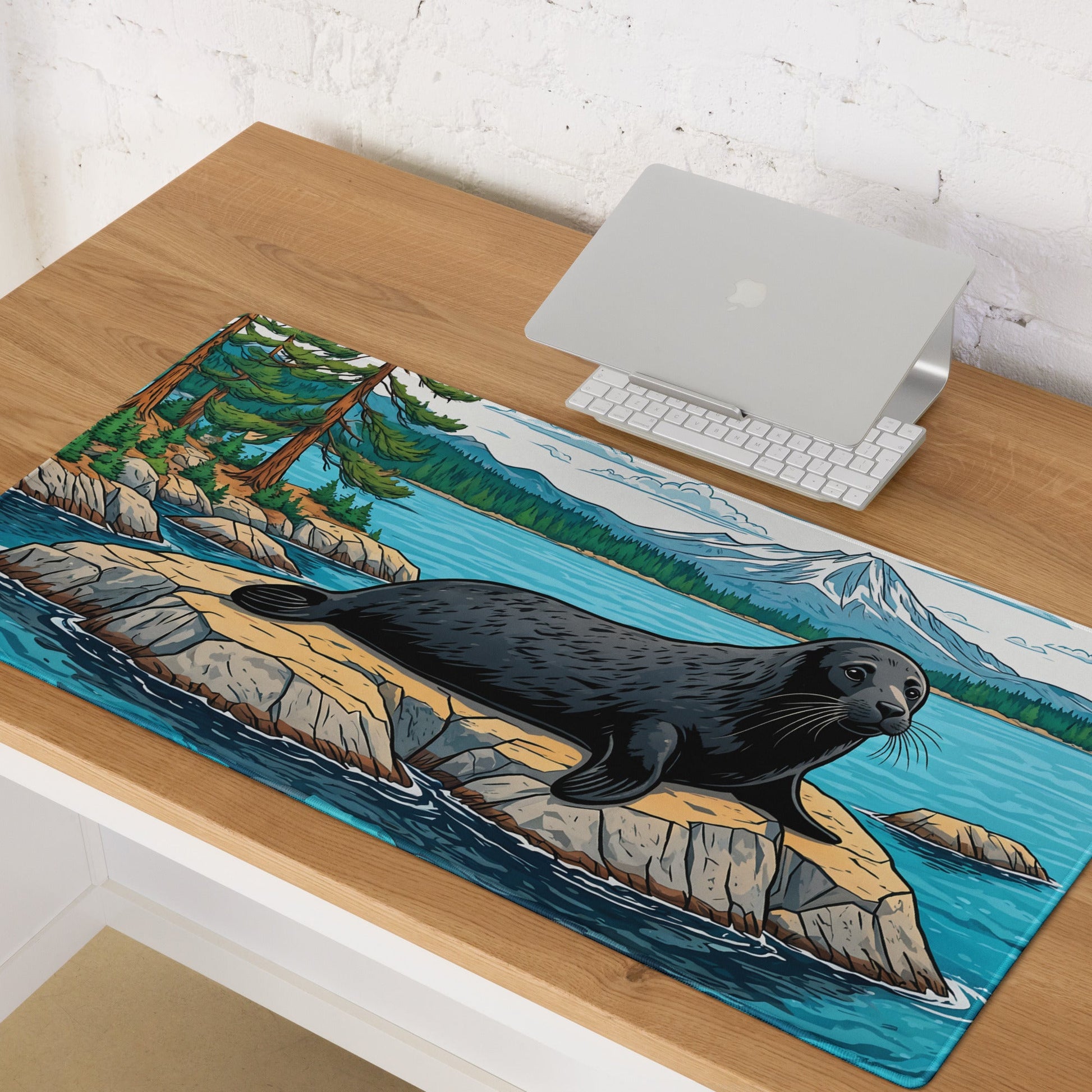 Seal On Rock Gaming Mouse Pad - Mouse Pads - Discovery Co.